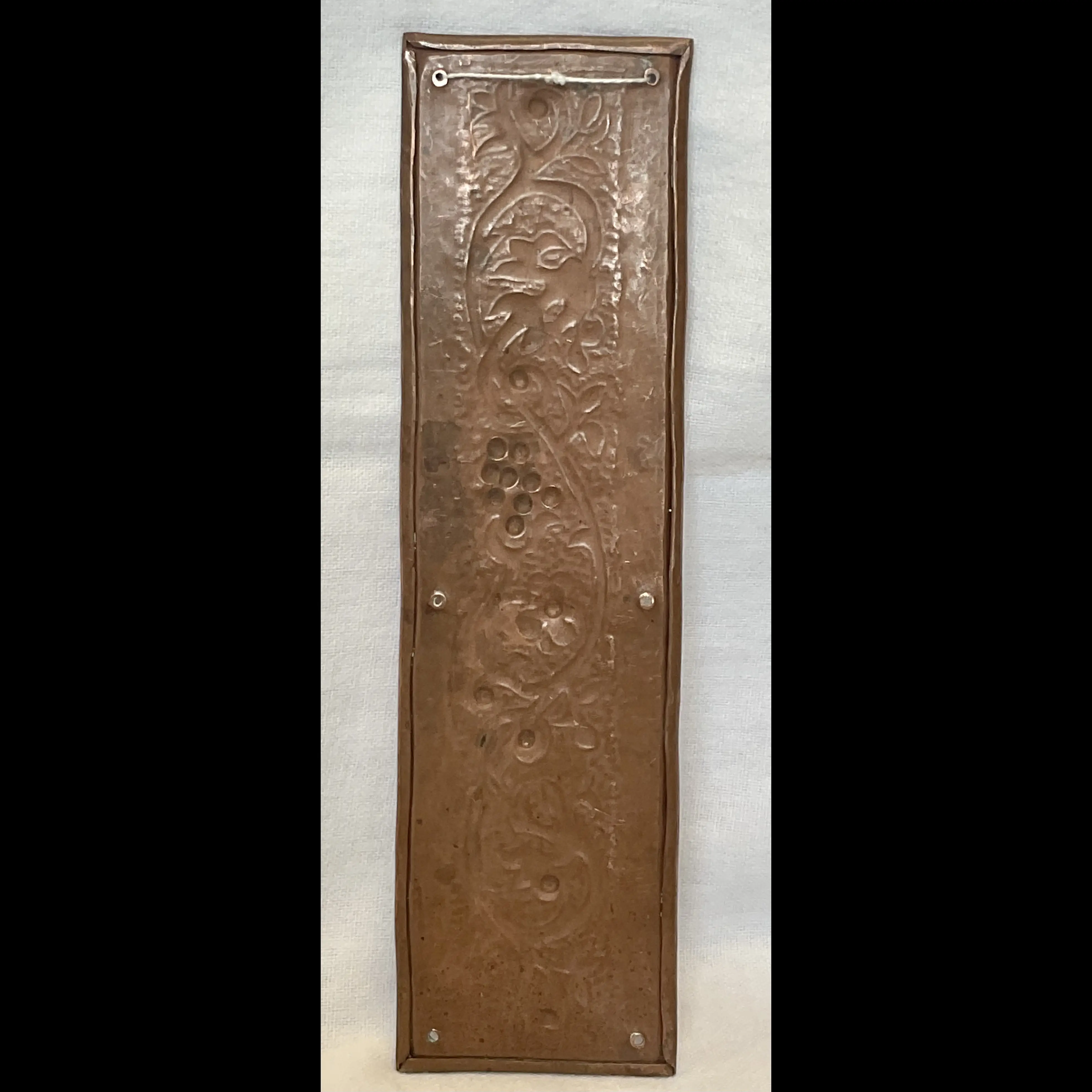 keswick school of industrial art ksia copper small door finger plate