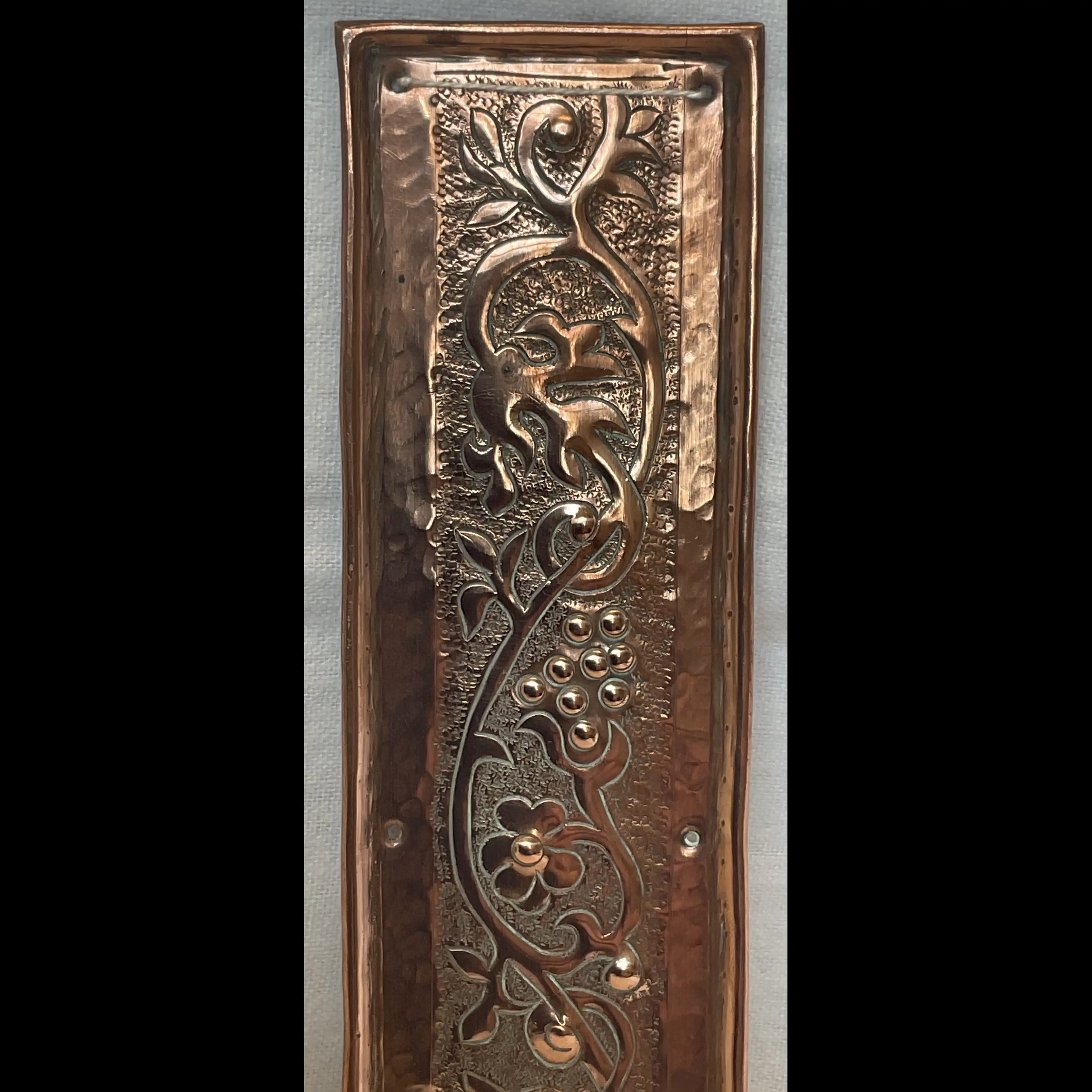 keswick school of industrial art ksia copper small door finger plate