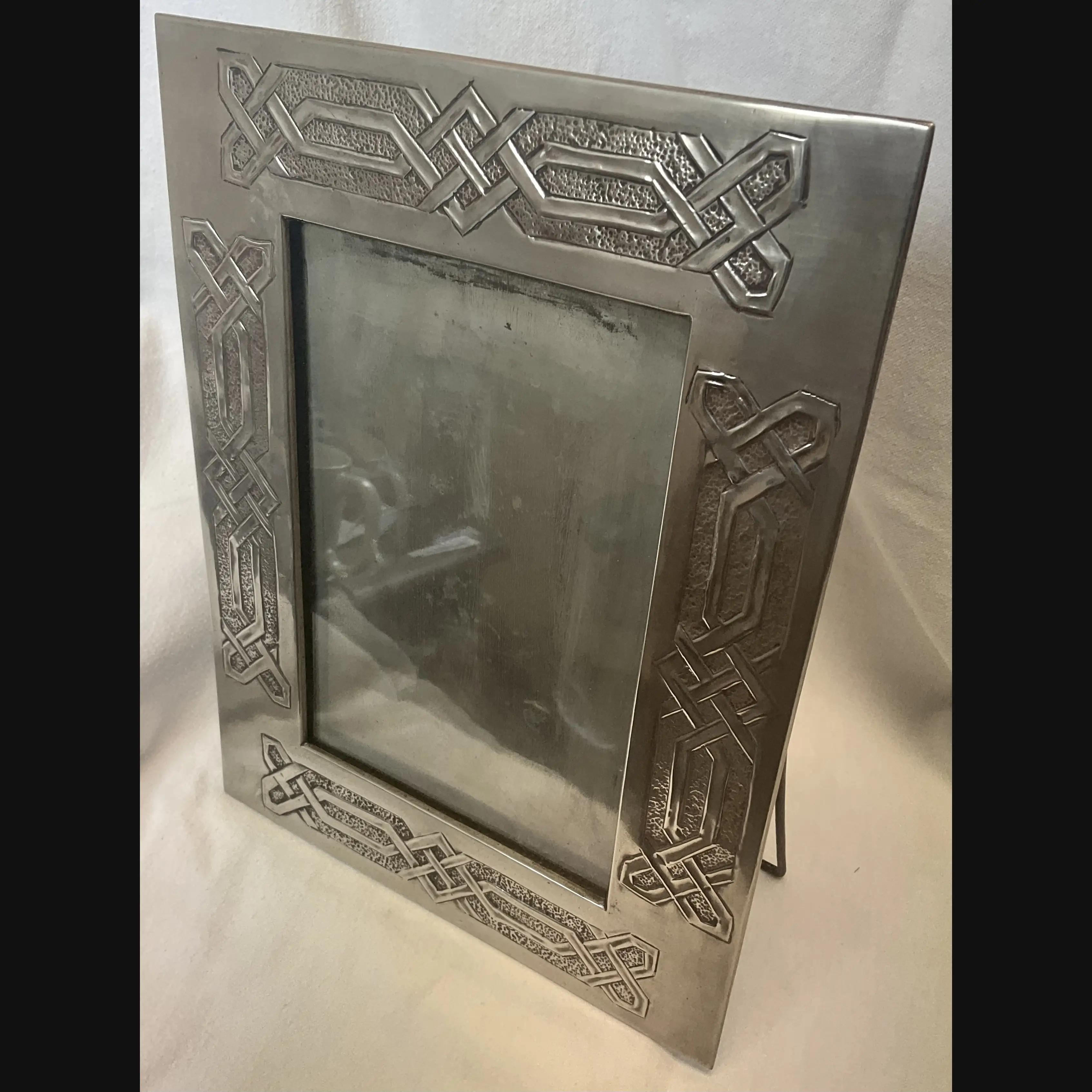 scottish school large arts and crafts easel back photo frame in the glasgow school style