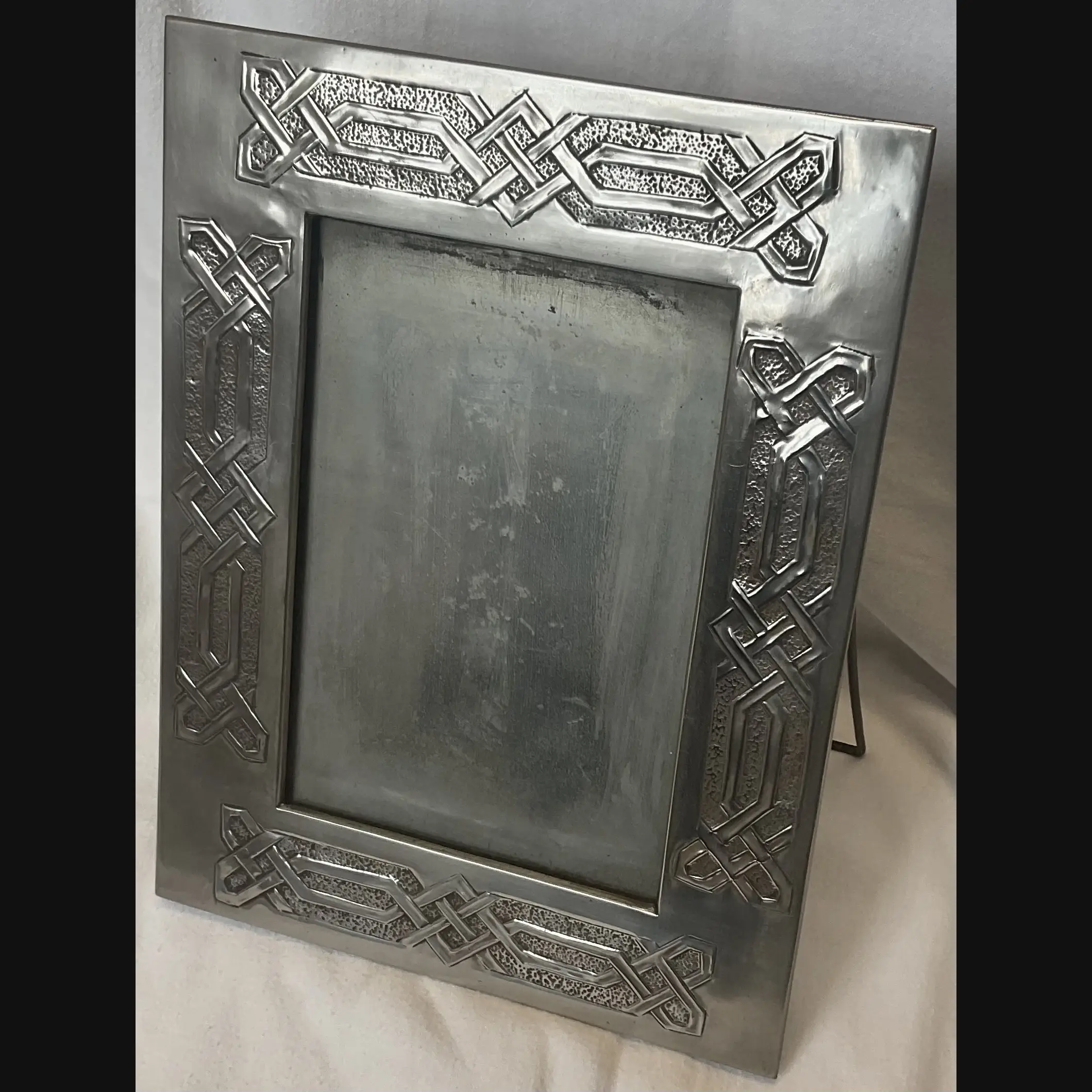scottish school large arts and crafts easel back photo frame in the glasgow school style