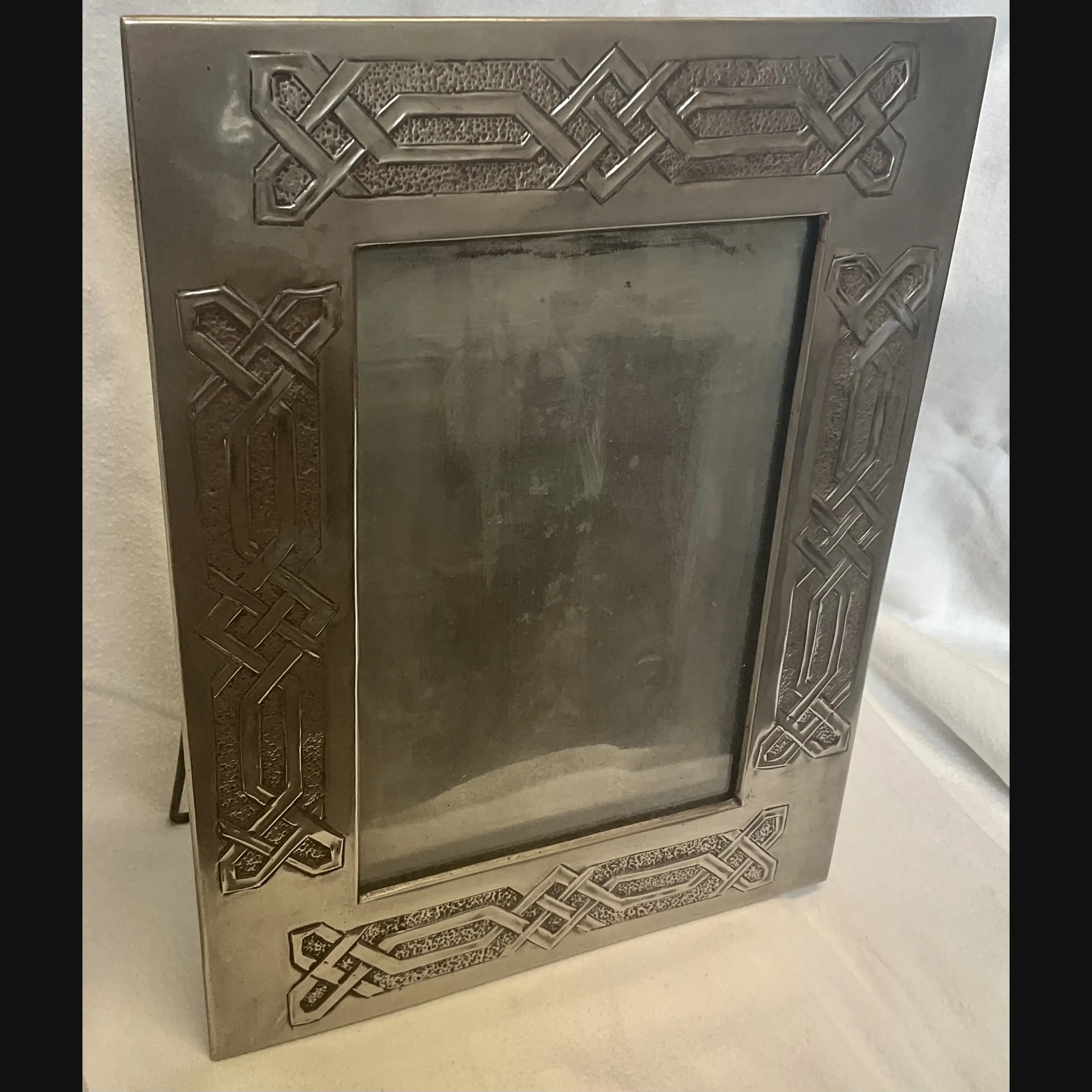 scottish school large arts and crafts easel back photo frame in the glasgow school style