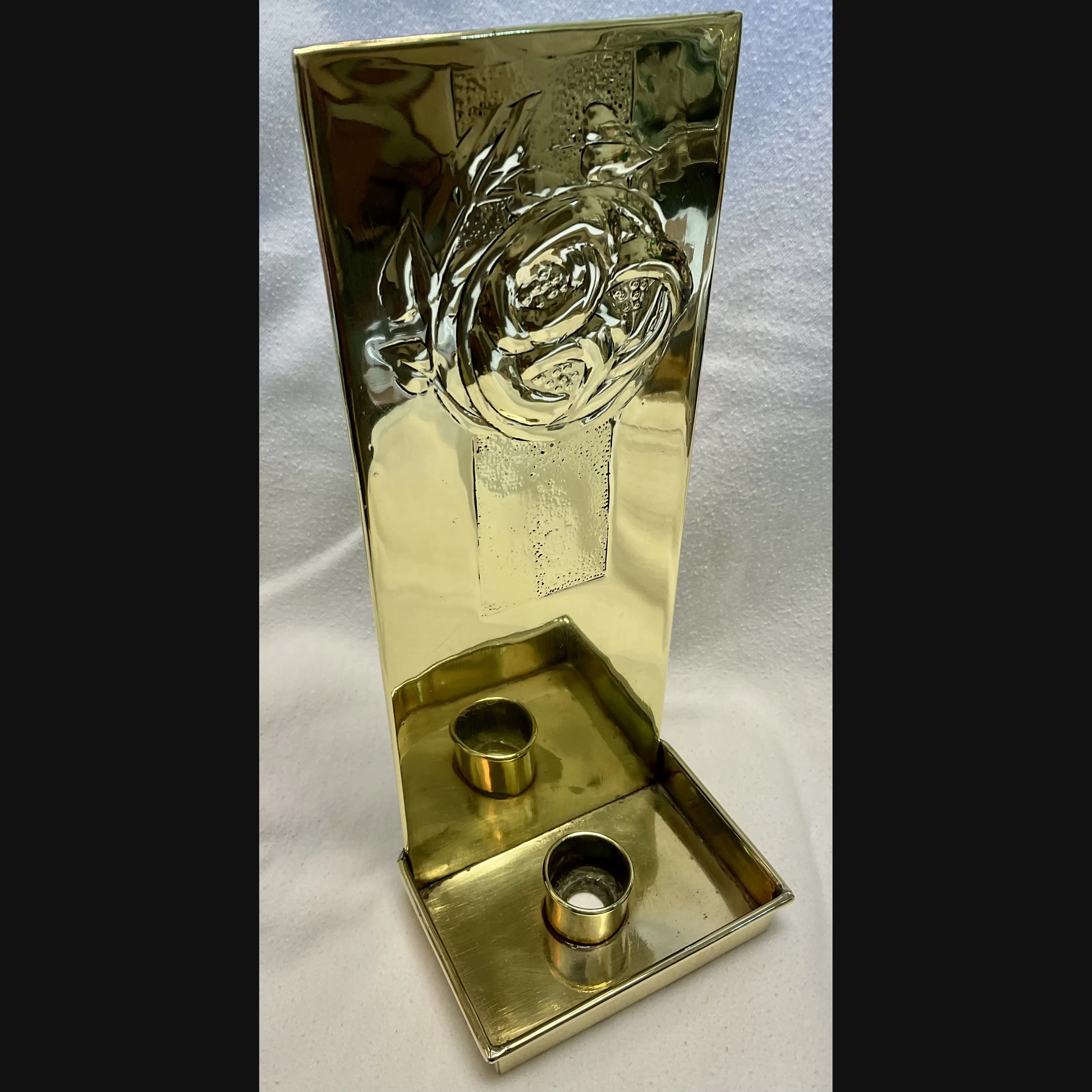 glasgow girls glasgow style scottish arts and crafts wall sconce with glasgow rose c1900 10