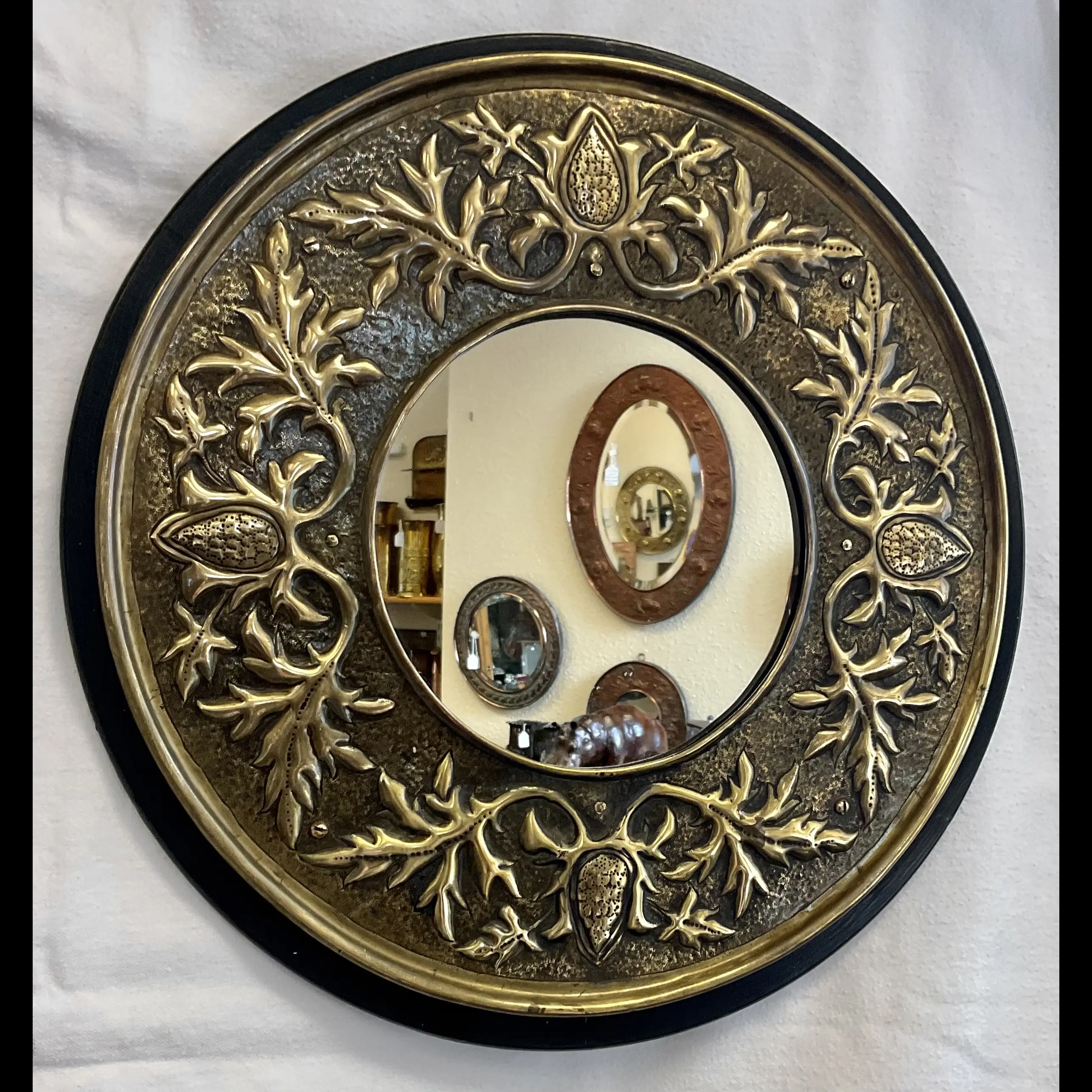 Keswick School Of Industrial Art Ksia Arts And Crafts Brass Circular