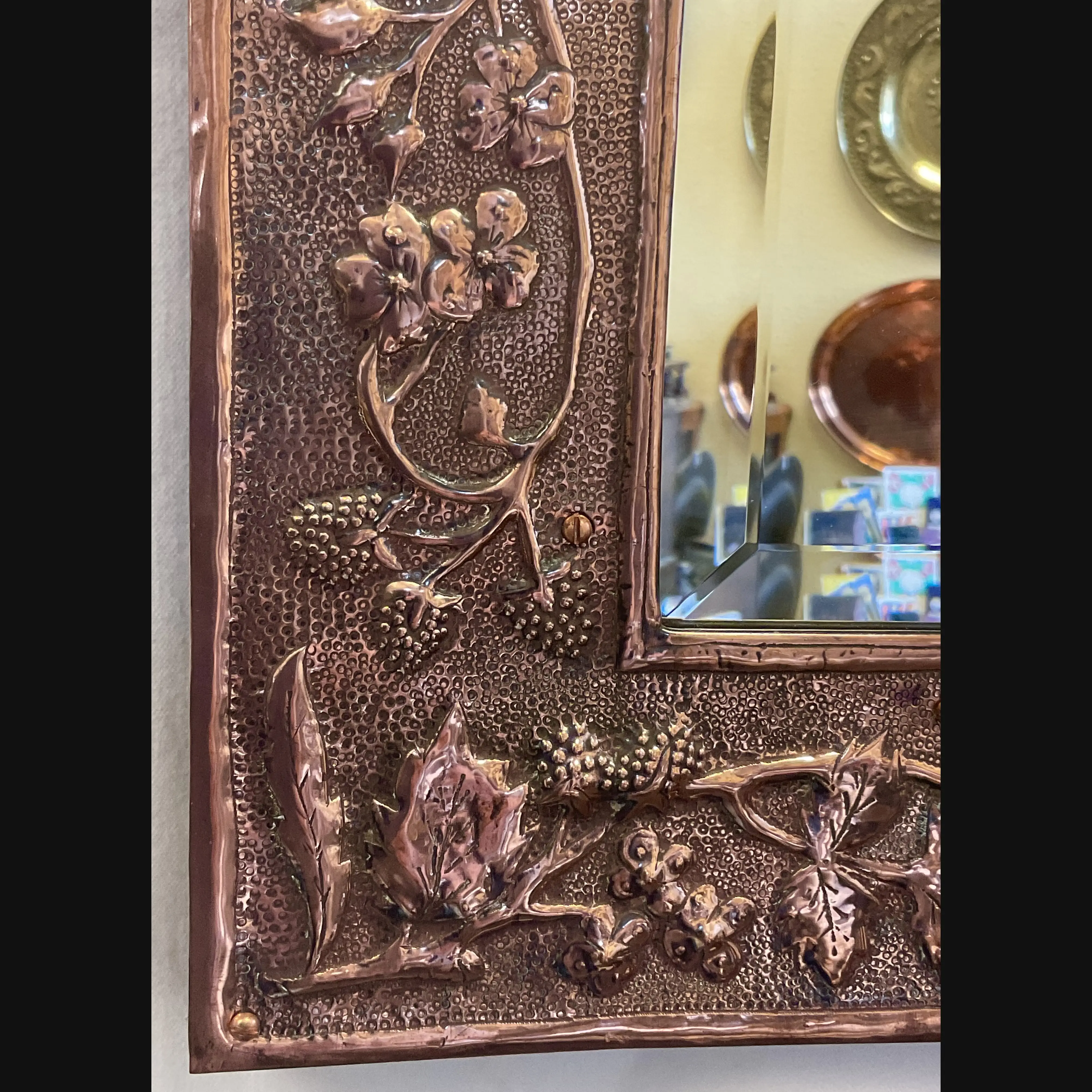 keswick school of industrial art night school arts and crafts brambles mirror