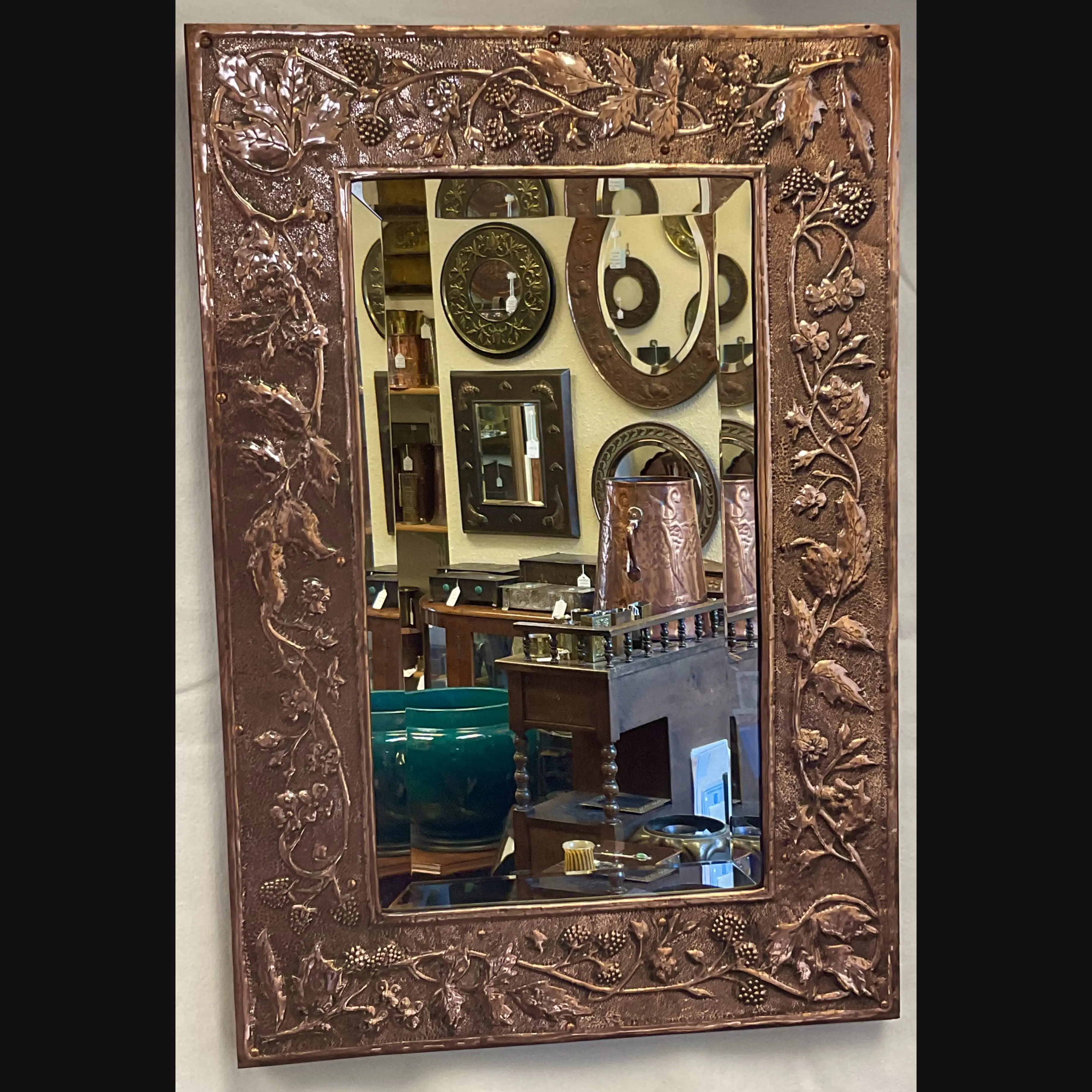 keswick school of industrial art night school arts and crafts brambles mirror