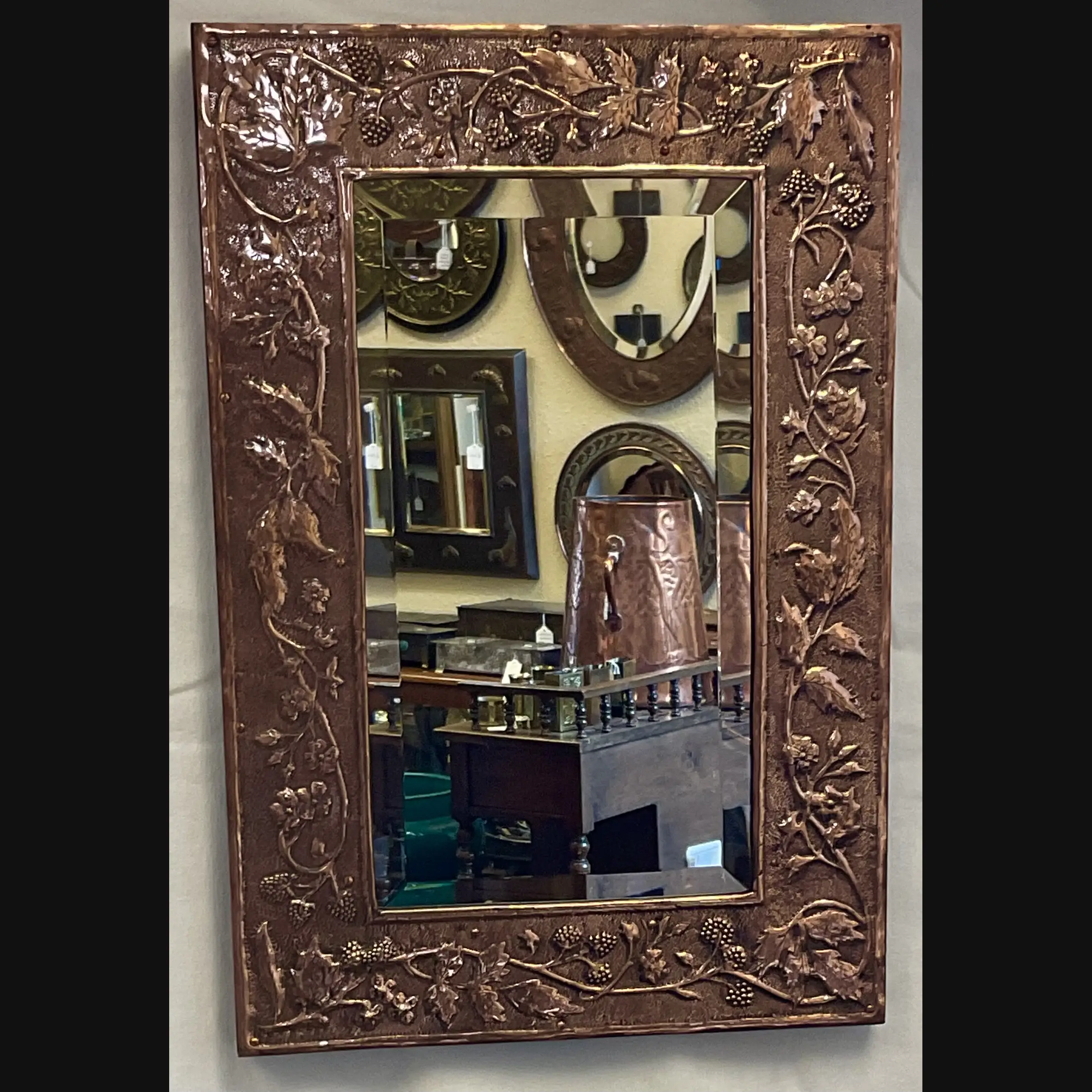 keswick school of industrial art night school arts and crafts brambles mirror