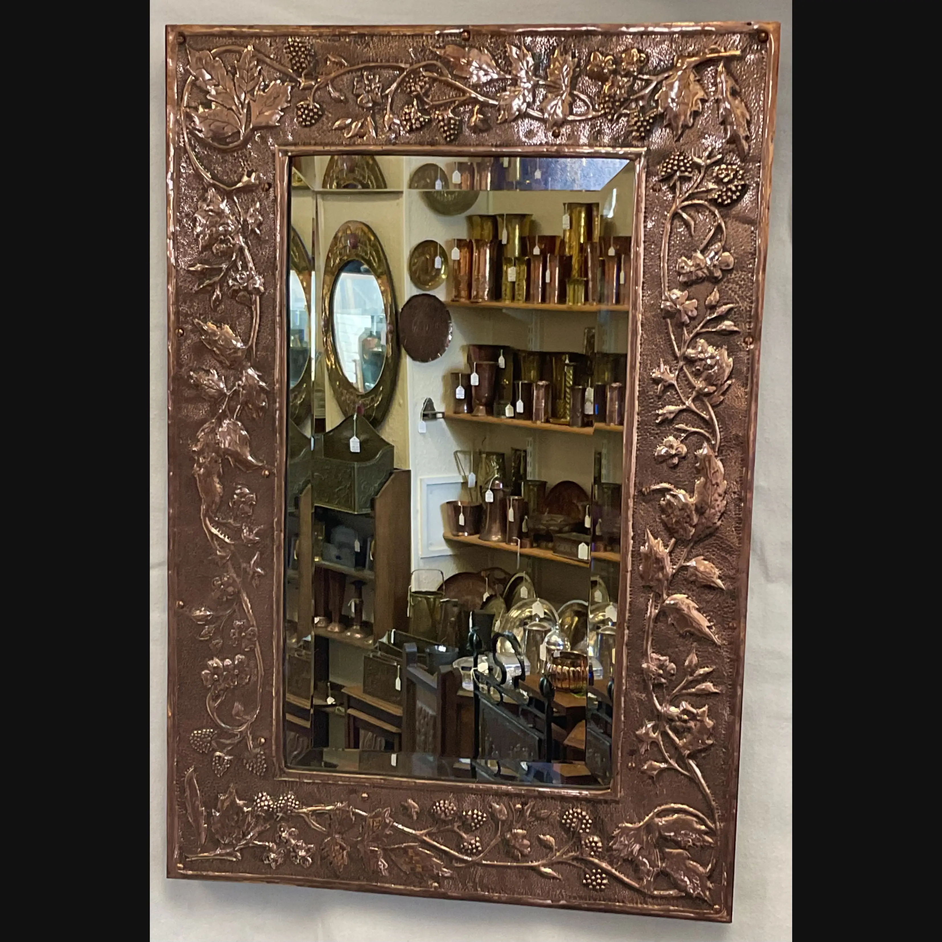 keswick school of industrial art night school arts and crafts brambles mirror