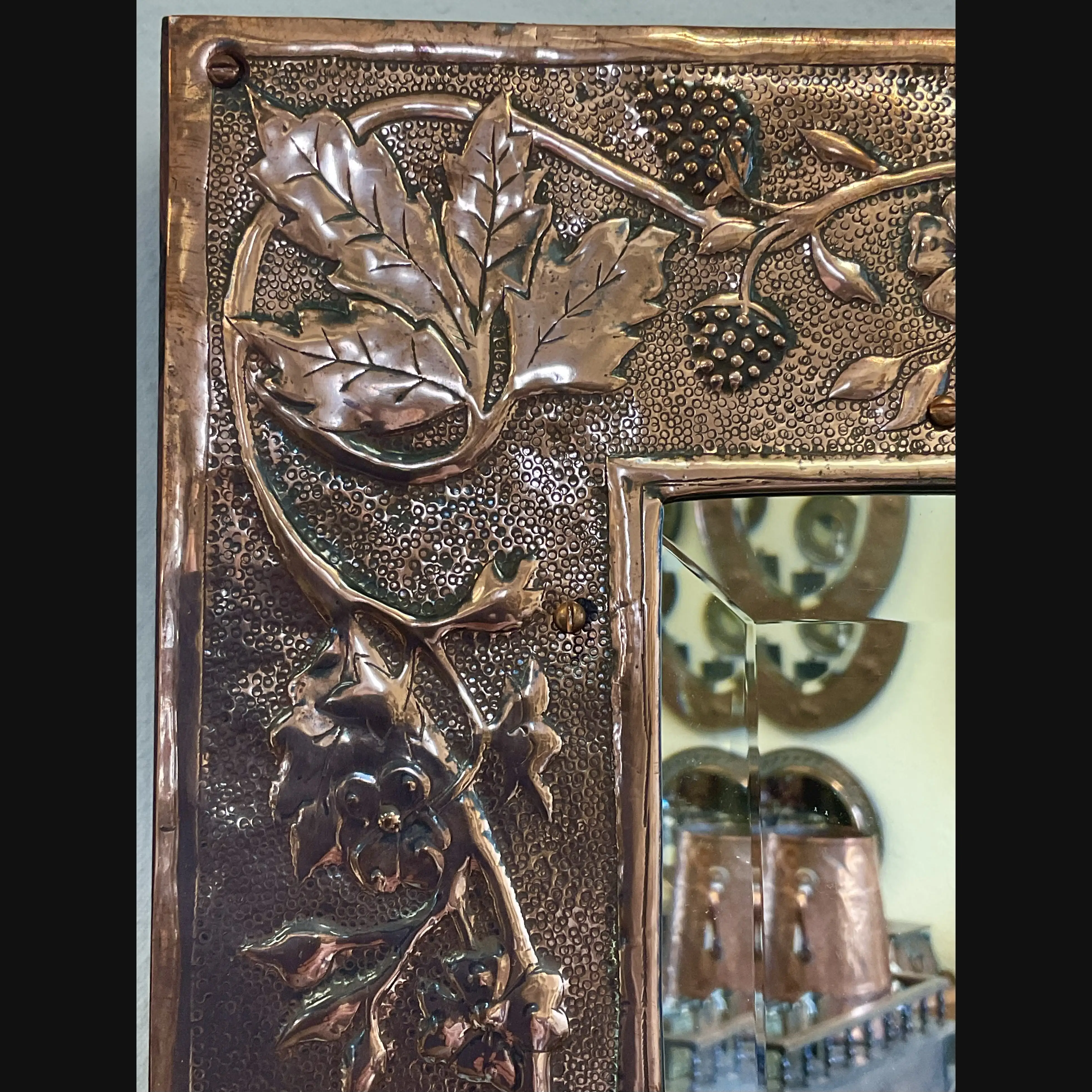 keswick school of industrial art night school arts and crafts brambles mirror