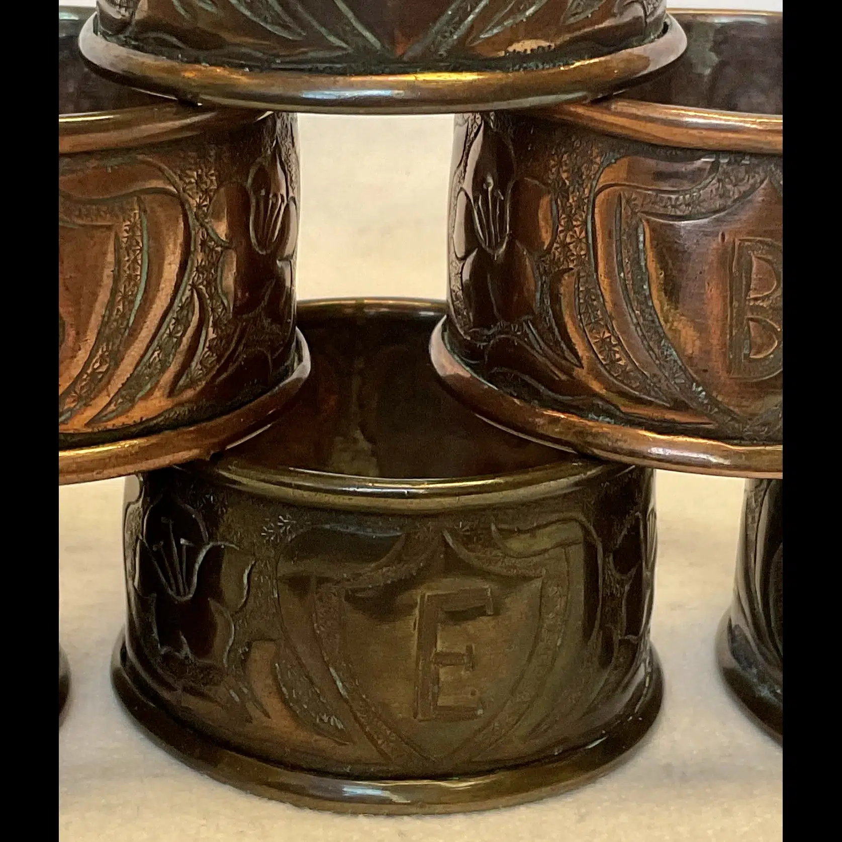 Keswick School Of Industrial Arts Copper Arts And Crafts Napkin Ring