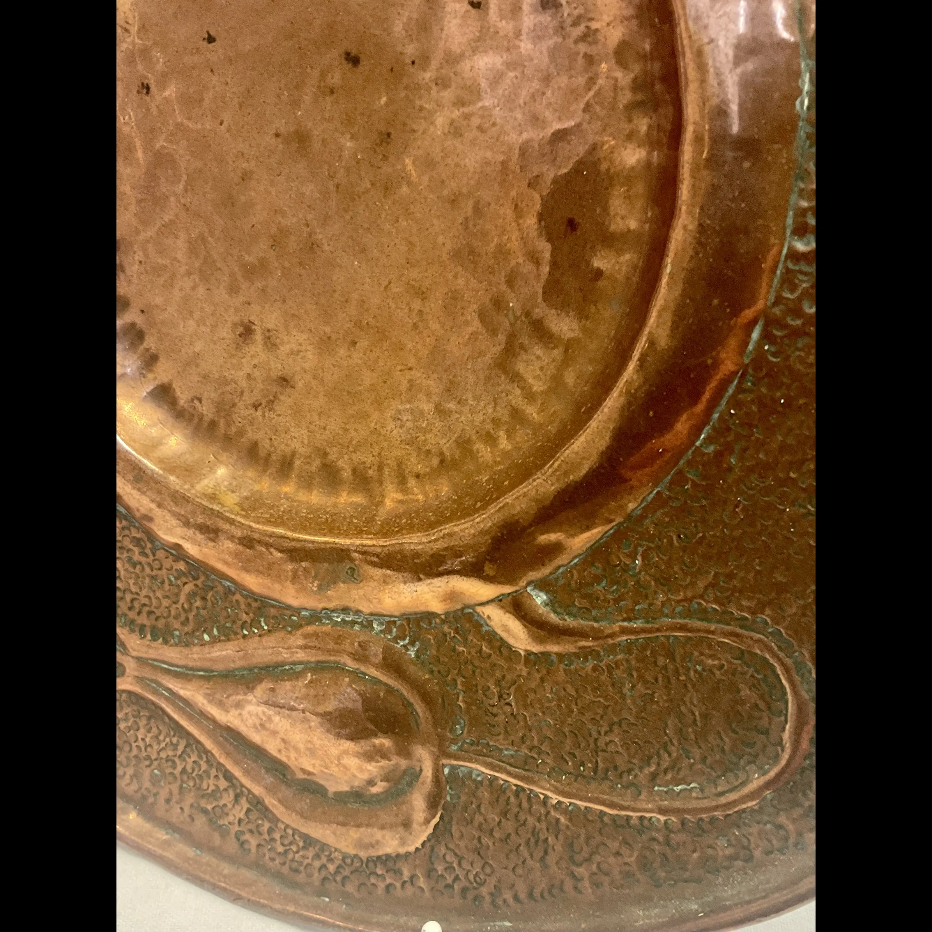 norman ernest spittle art fittings limited arts and crafts copper tray