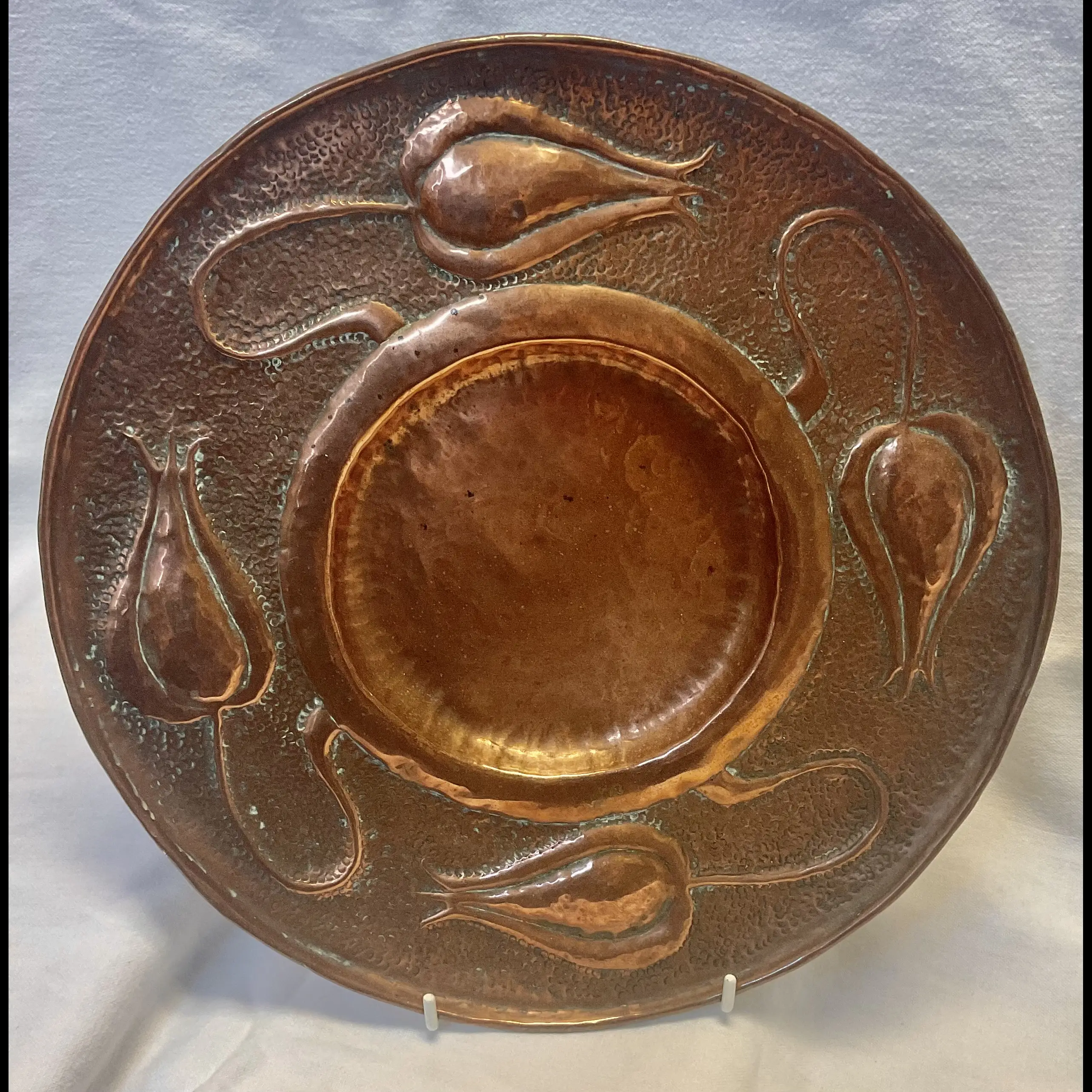 norman ernest spittle art fittings limited arts and crafts copper tray