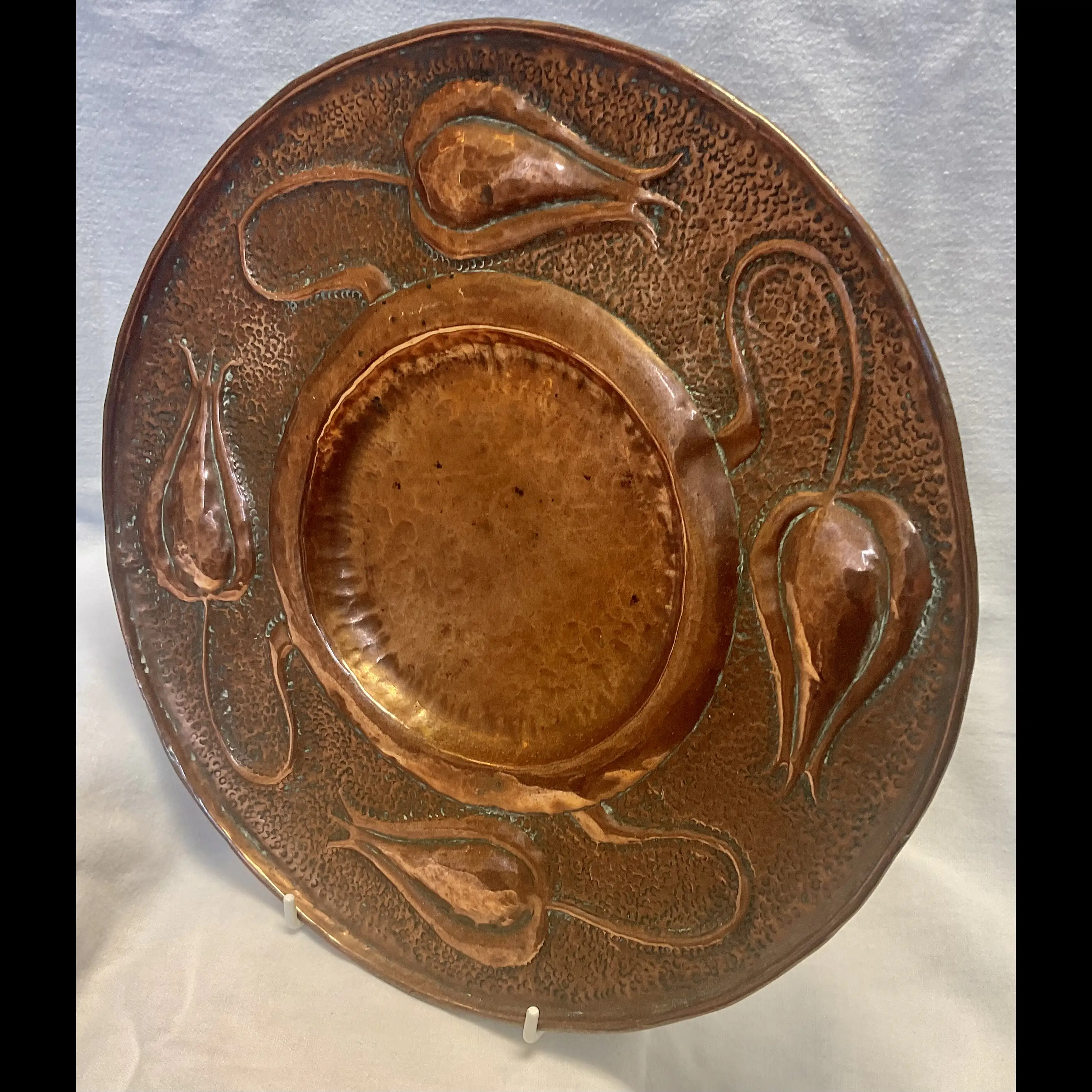 norman ernest spittle art fittings limited arts and crafts copper tray