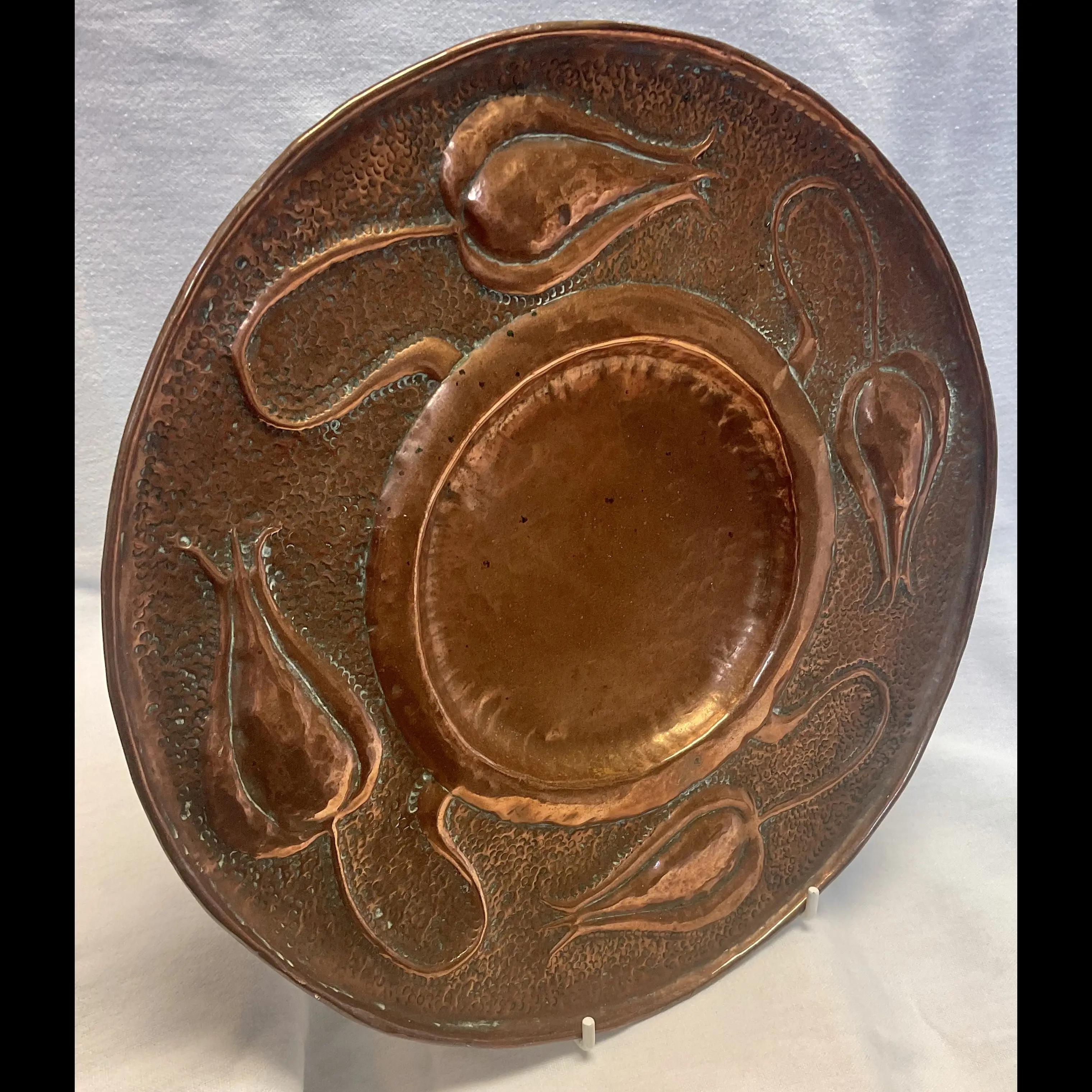 norman ernest spittle art fittings limited arts and crafts copper tray