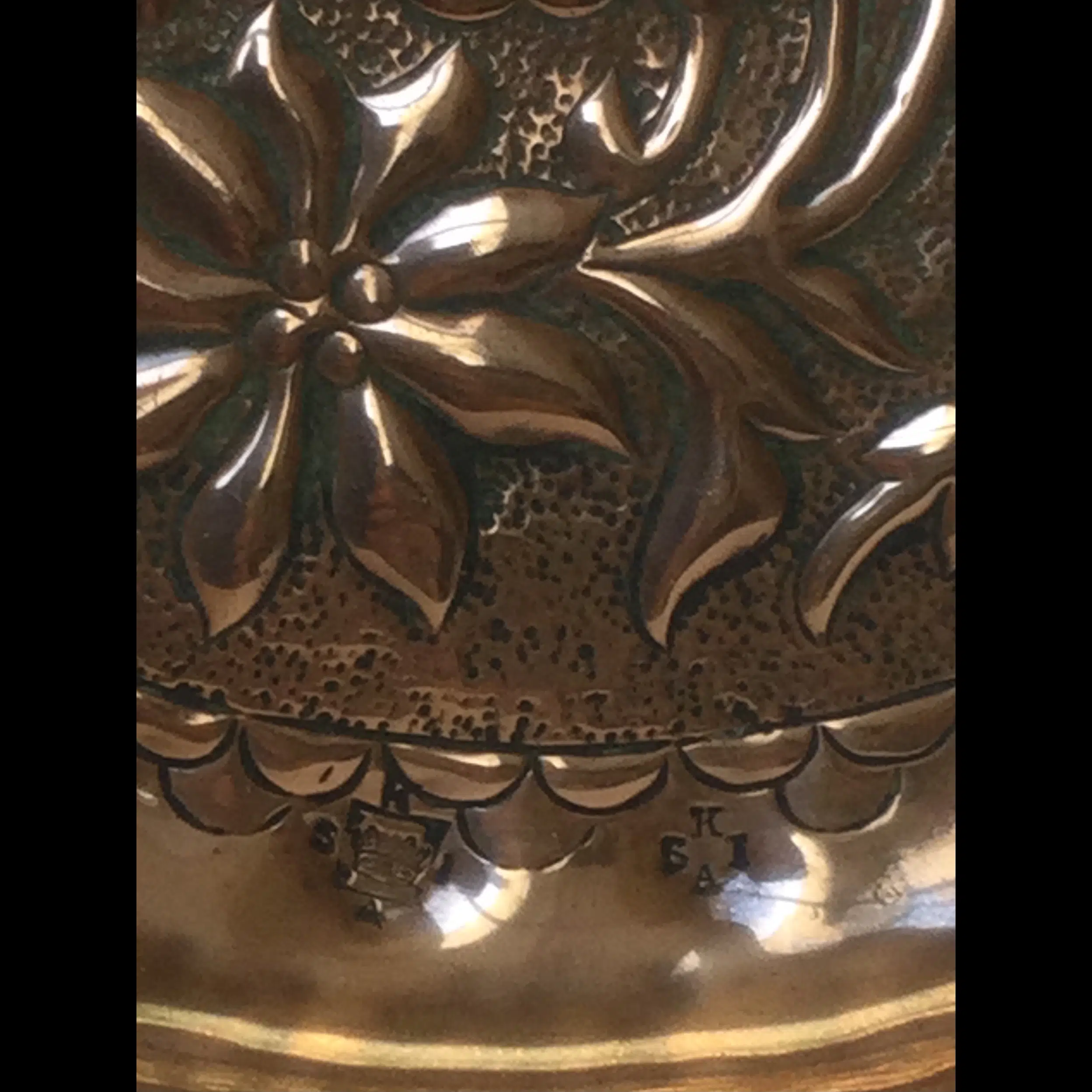keswick school of industrial arts ksia copper diamond jubilee stamp tray 
