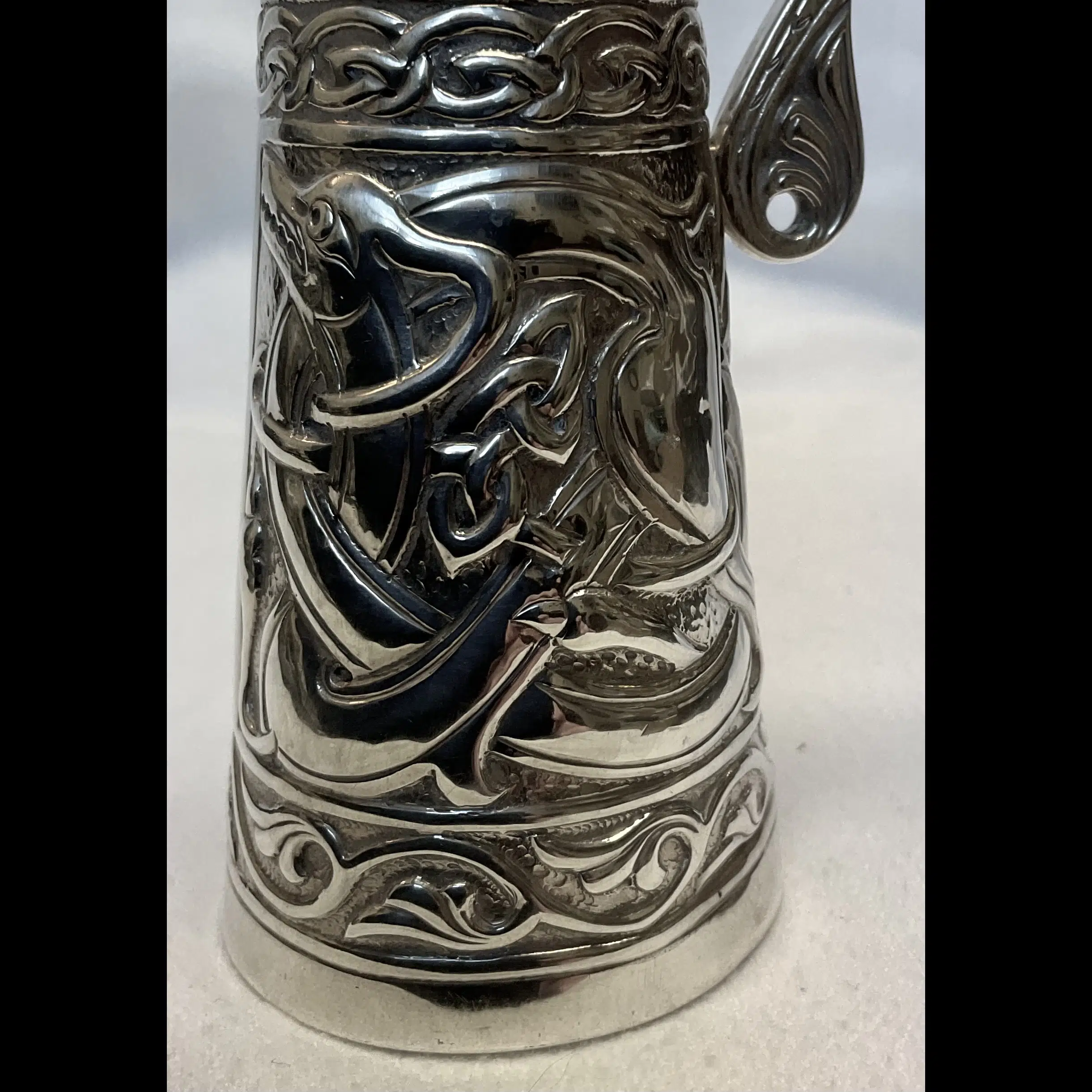alexander ritchie iona celtic art silver arts and crafts jug