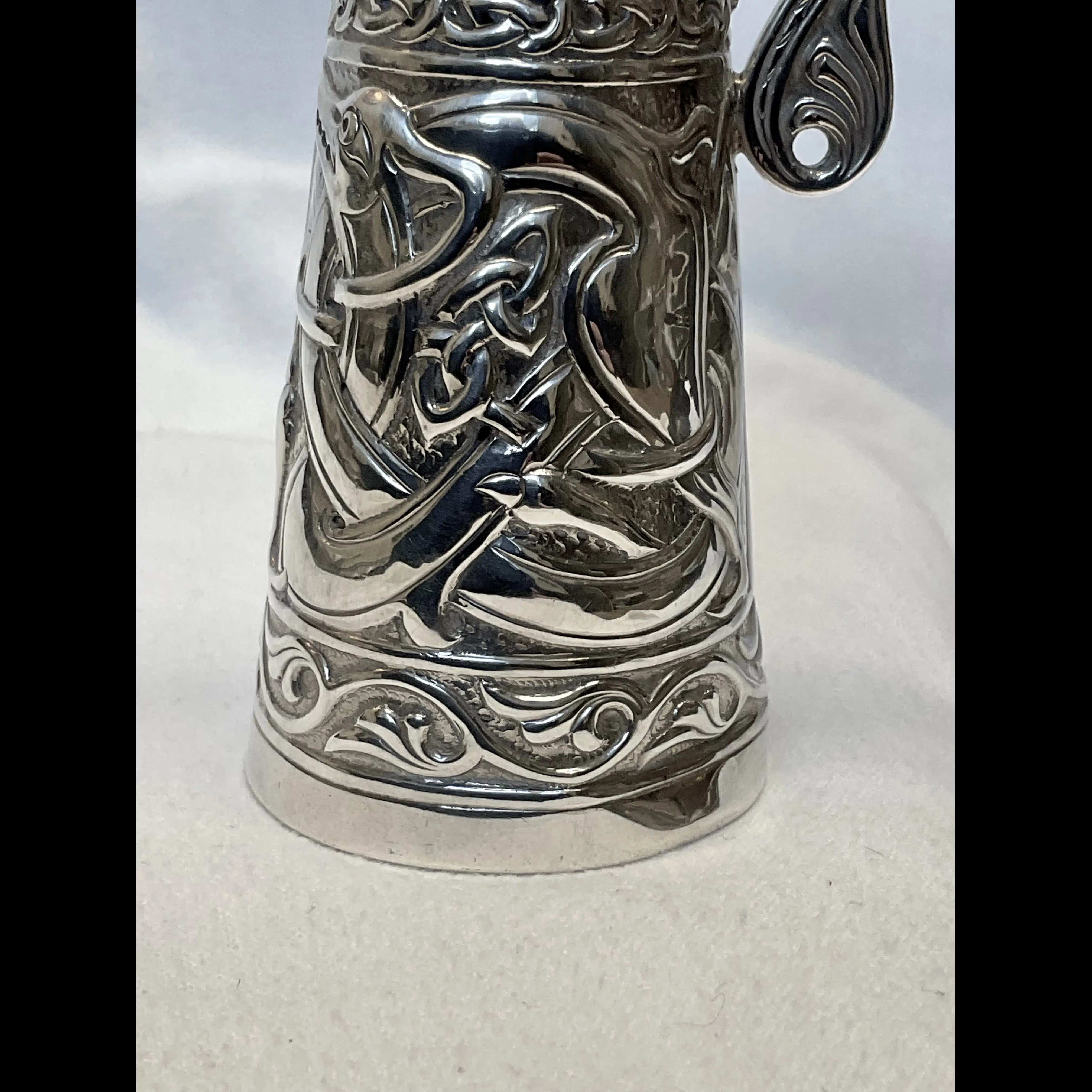 alexander ritchie iona celtic art silver arts and crafts jug