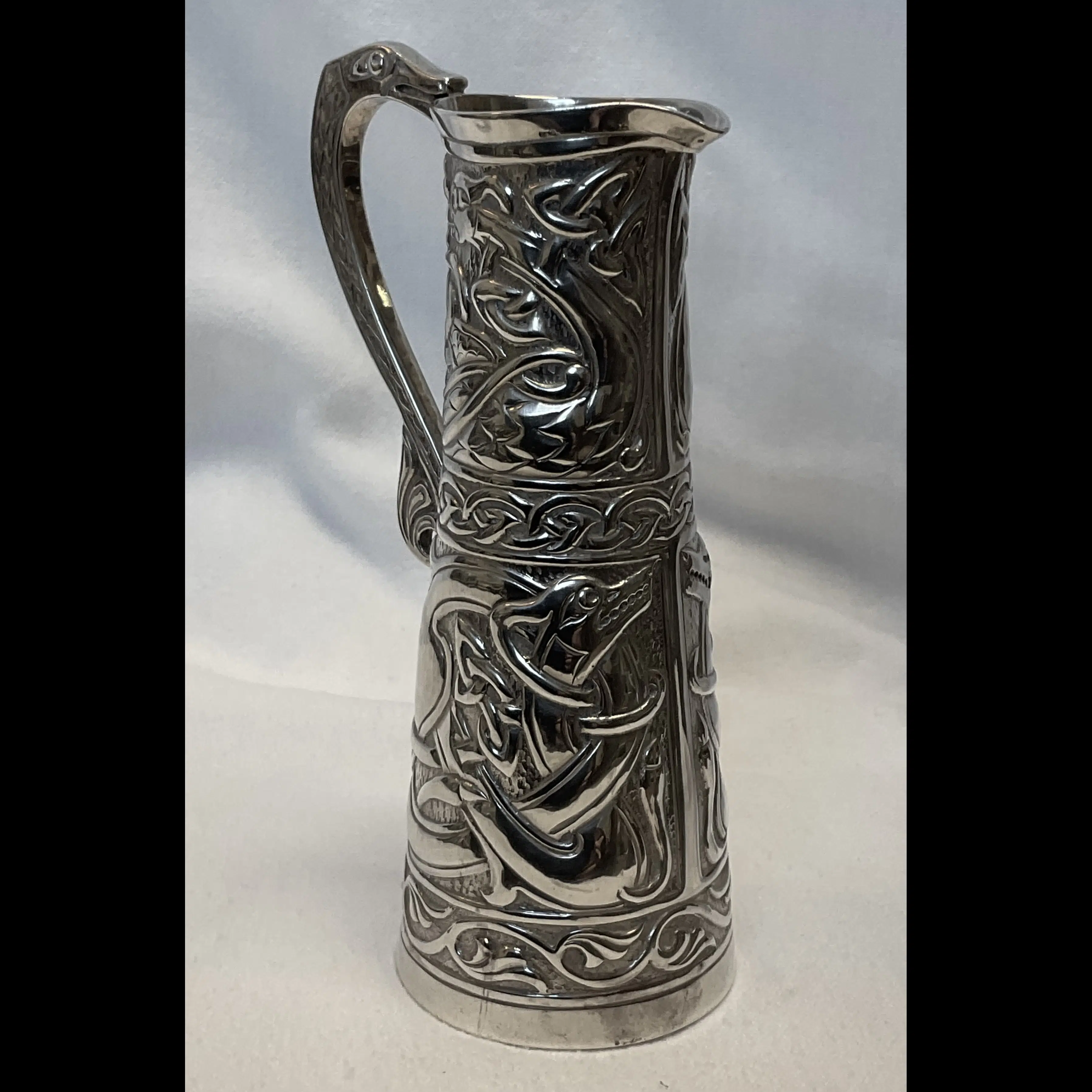 alexander ritchie iona celtic art silver arts and crafts jug