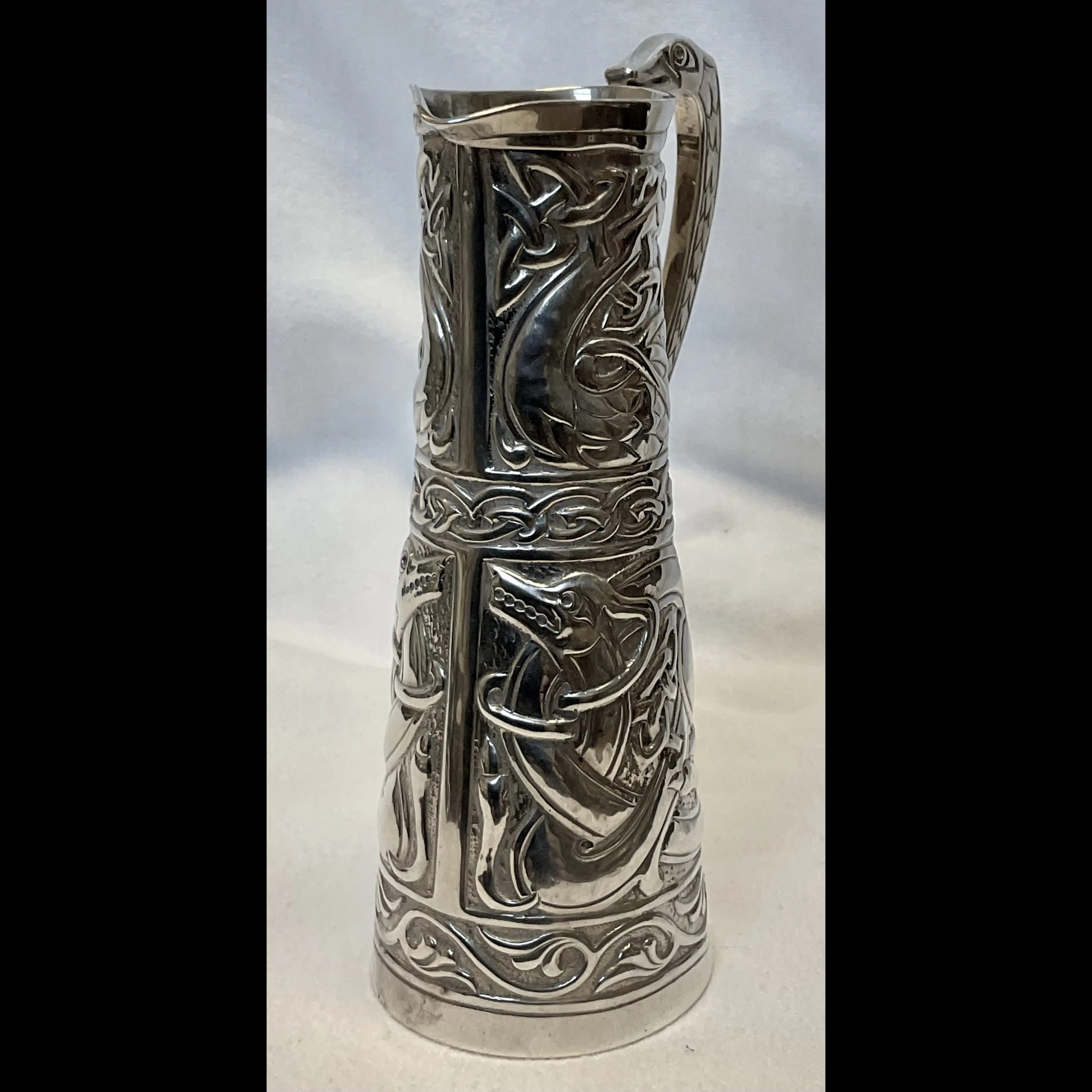 alexander ritchie iona celtic art silver arts and crafts jug