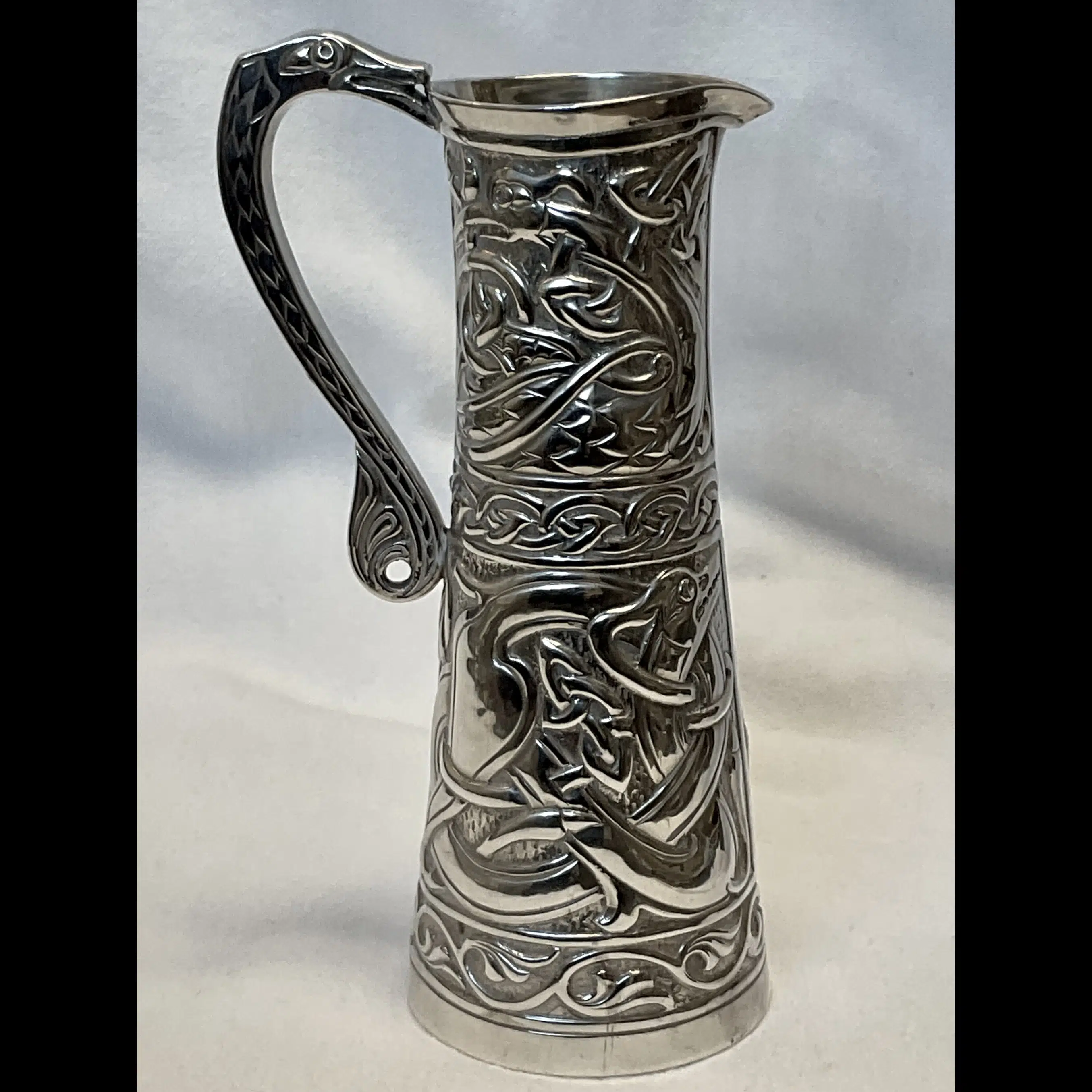alexander ritchie iona celtic art silver arts and crafts jug