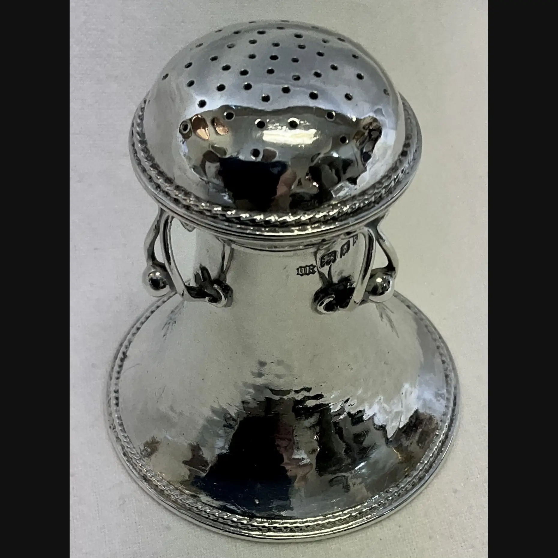 omar ramsden silver pepperette two
