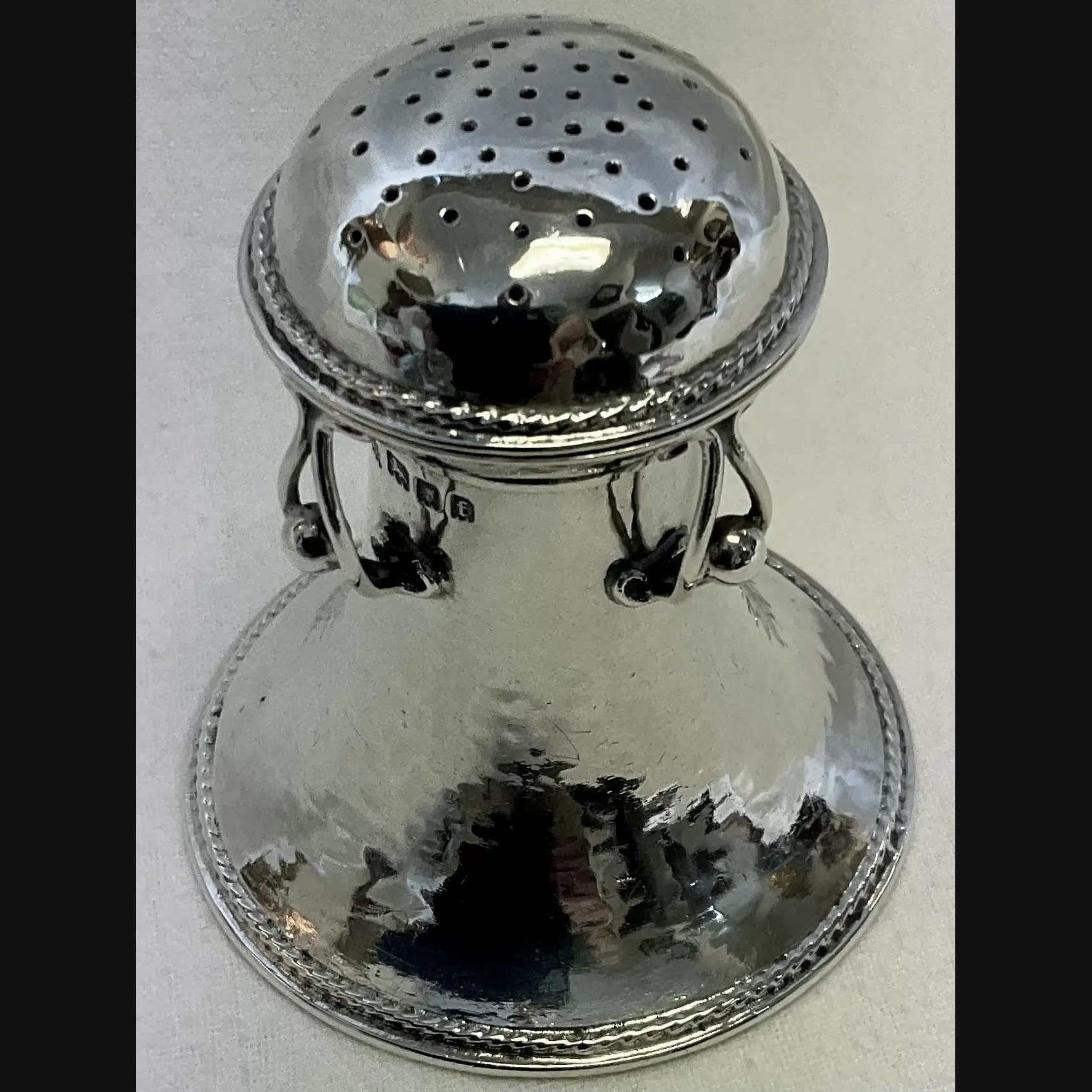 omar ramsden silver pepperette two