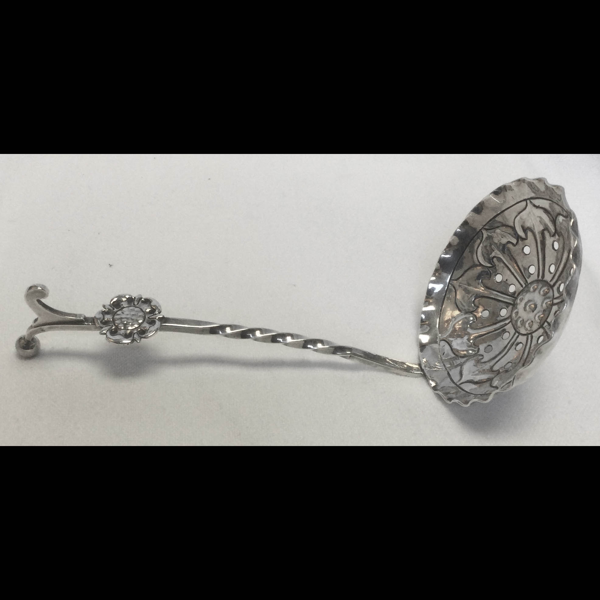 keswick silver sugar sifter spoon front