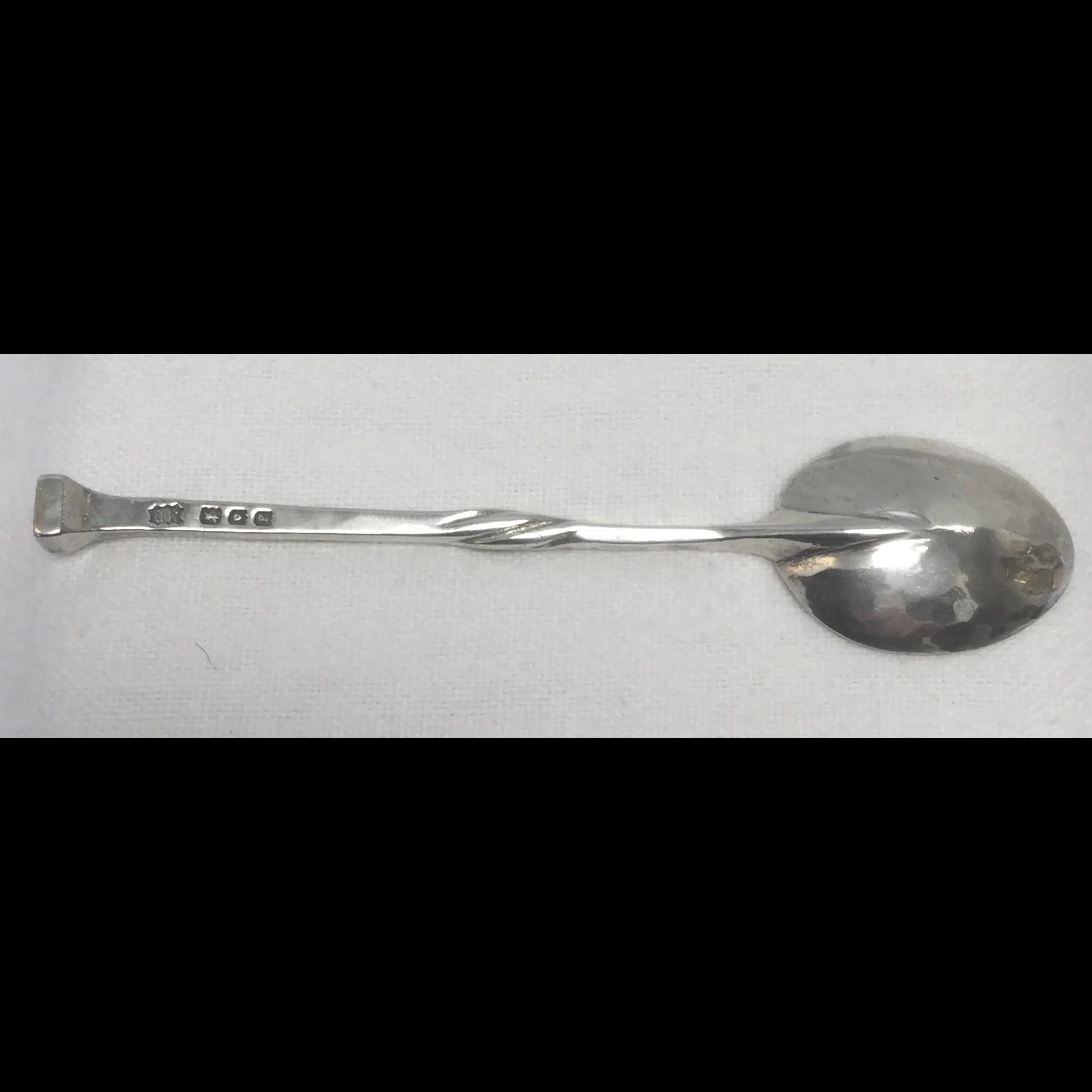 omar ramsden arts and crafts silver tea spoon