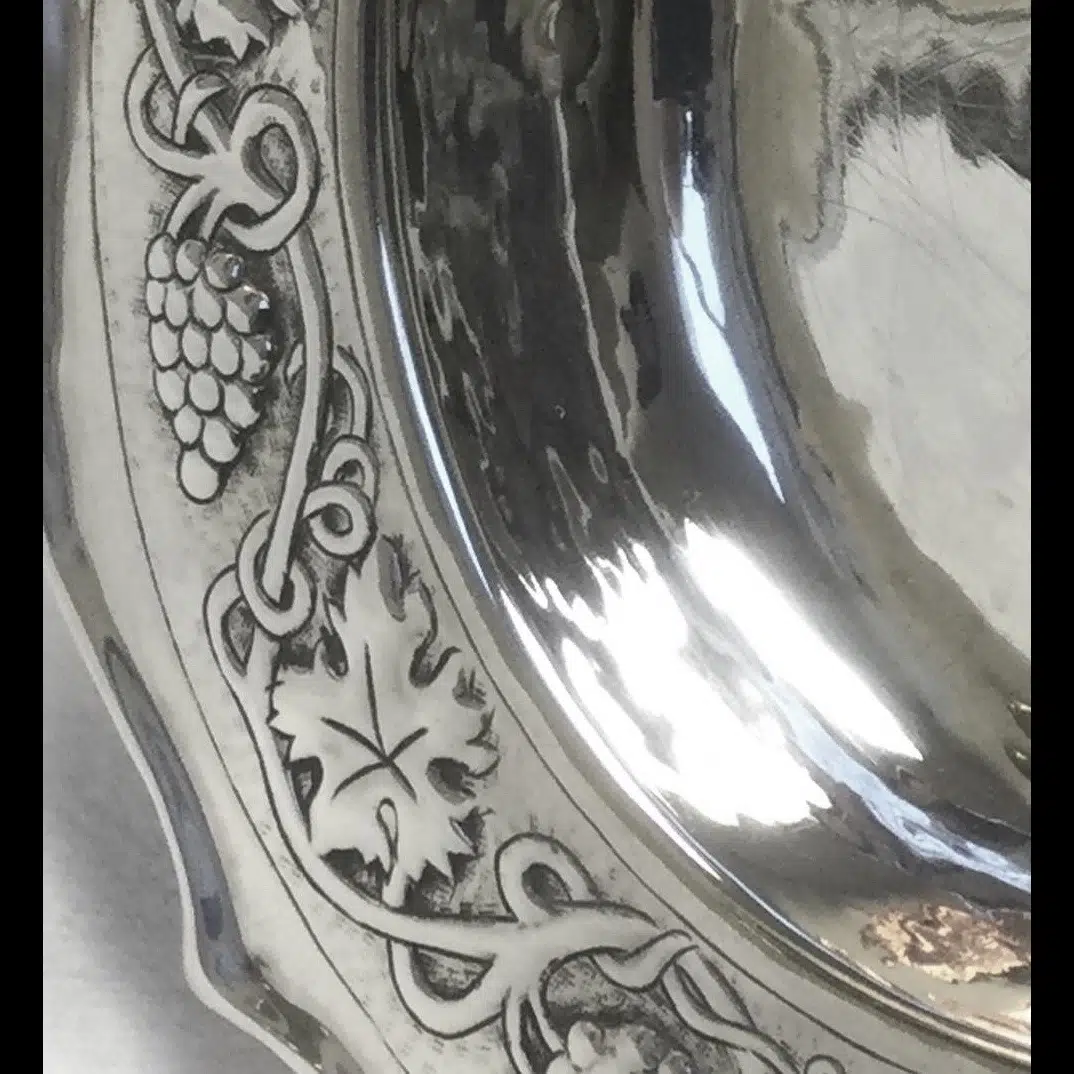 keswick school of industrial arts silver coaster