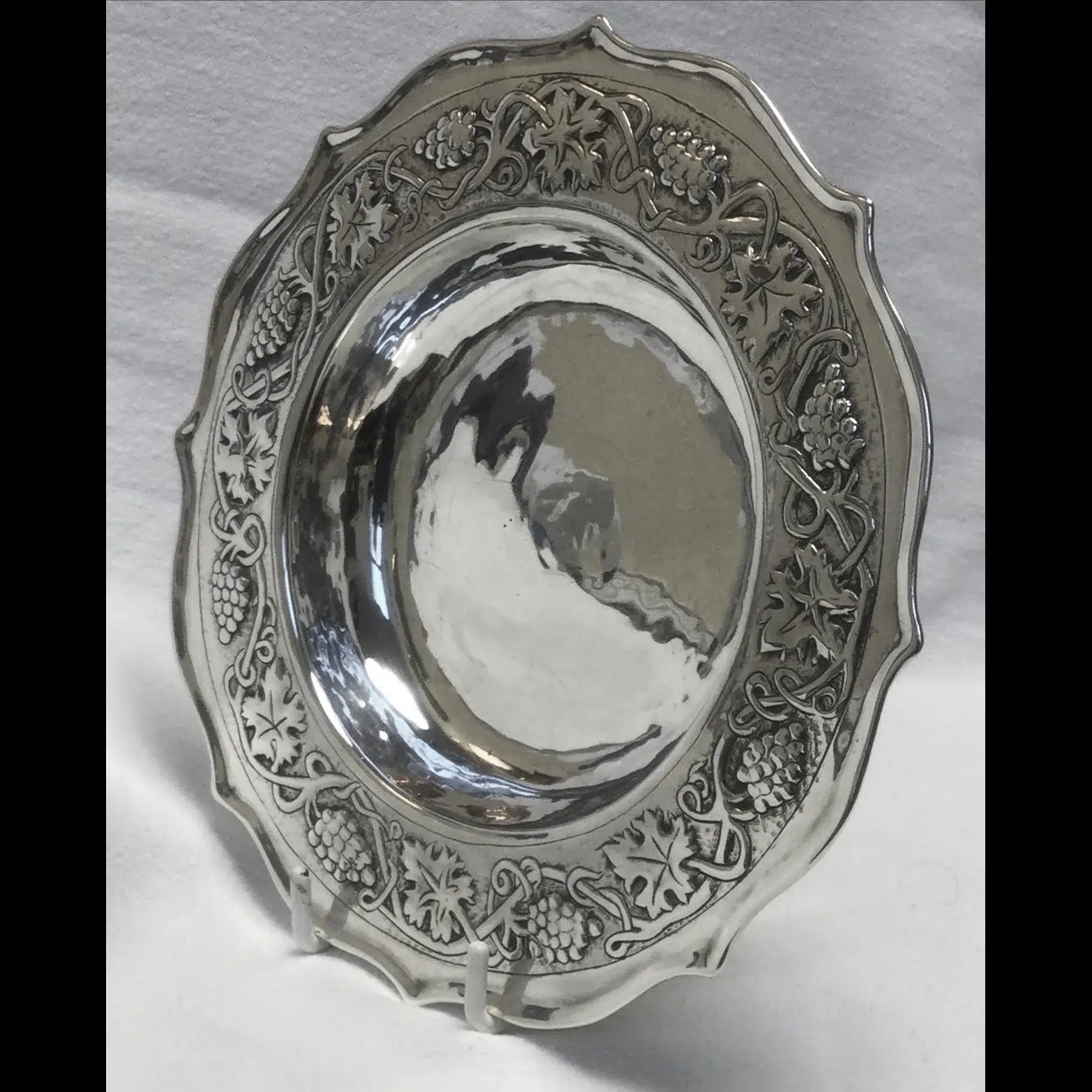 keswick school of industrial arts silver coaster
