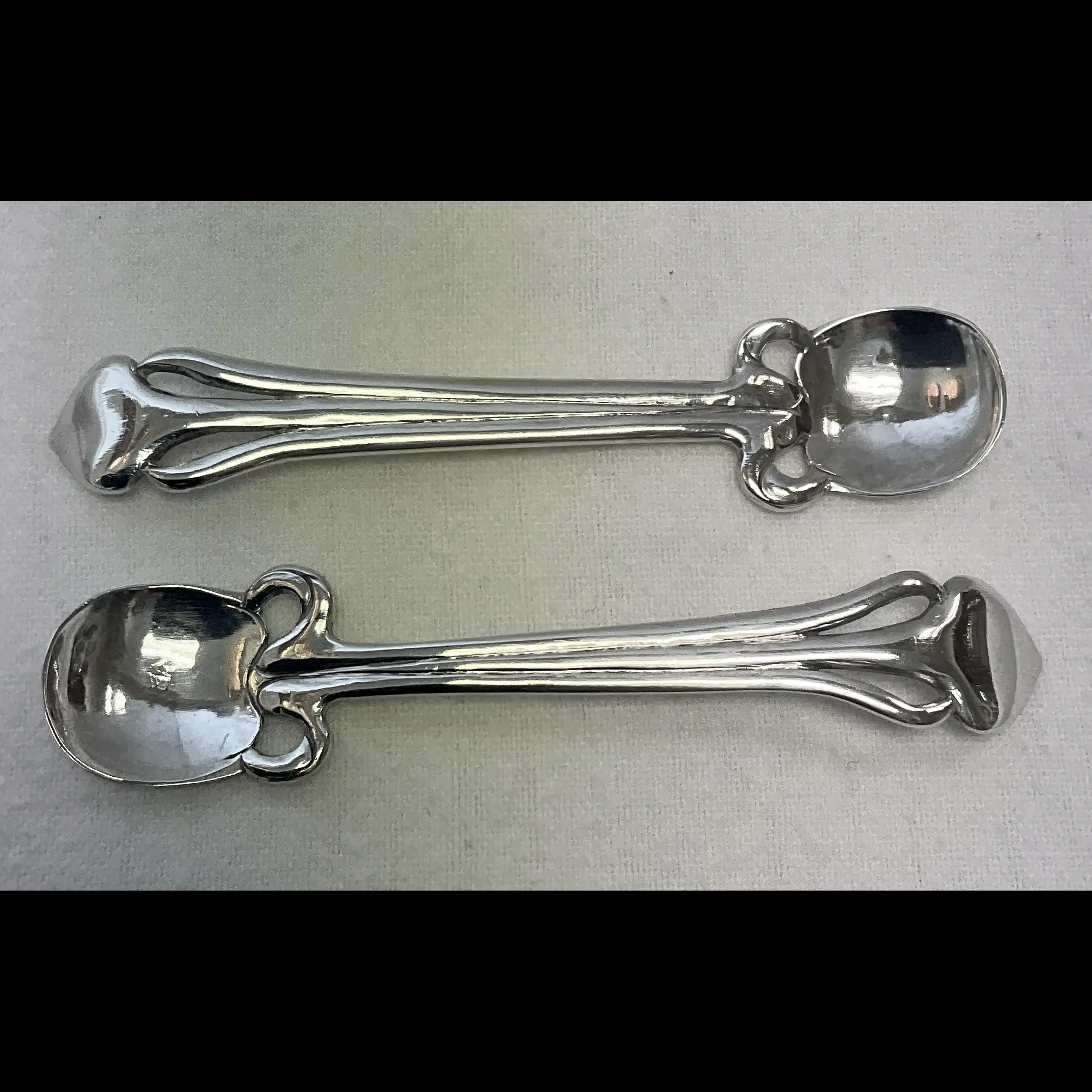 keswick school of industrial art silver arts and crafts spoons design by isobel mcbean 1901