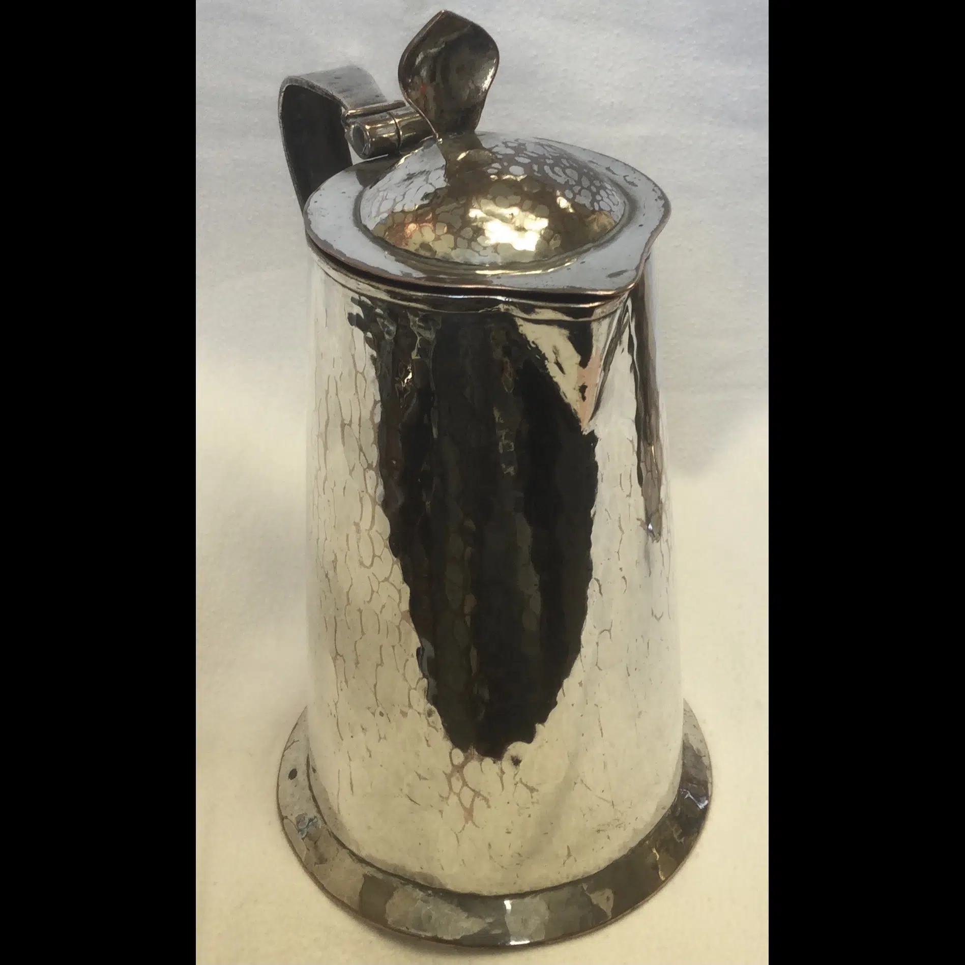 keswick school of industrial arts silver plated covered jug j.richardson