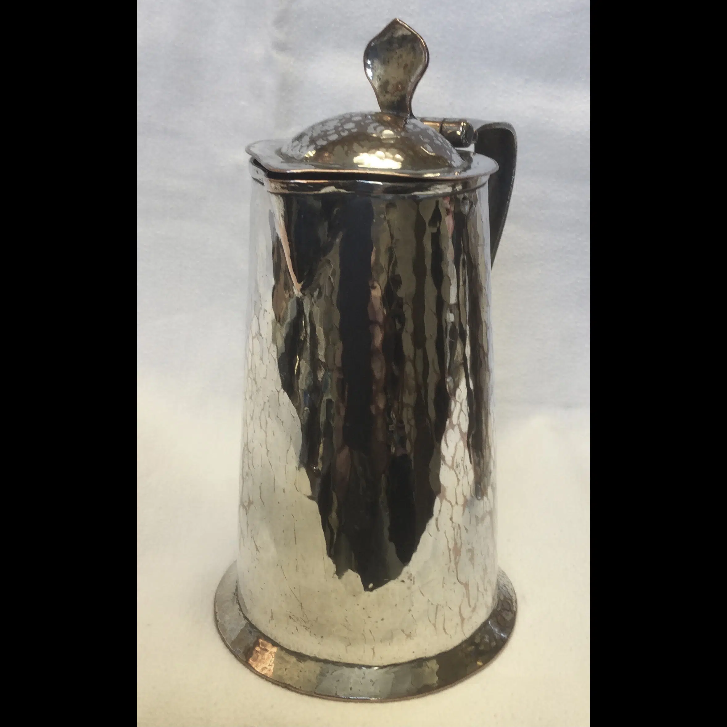 keswick school of industrial arts silver plated covered jug j.richardson