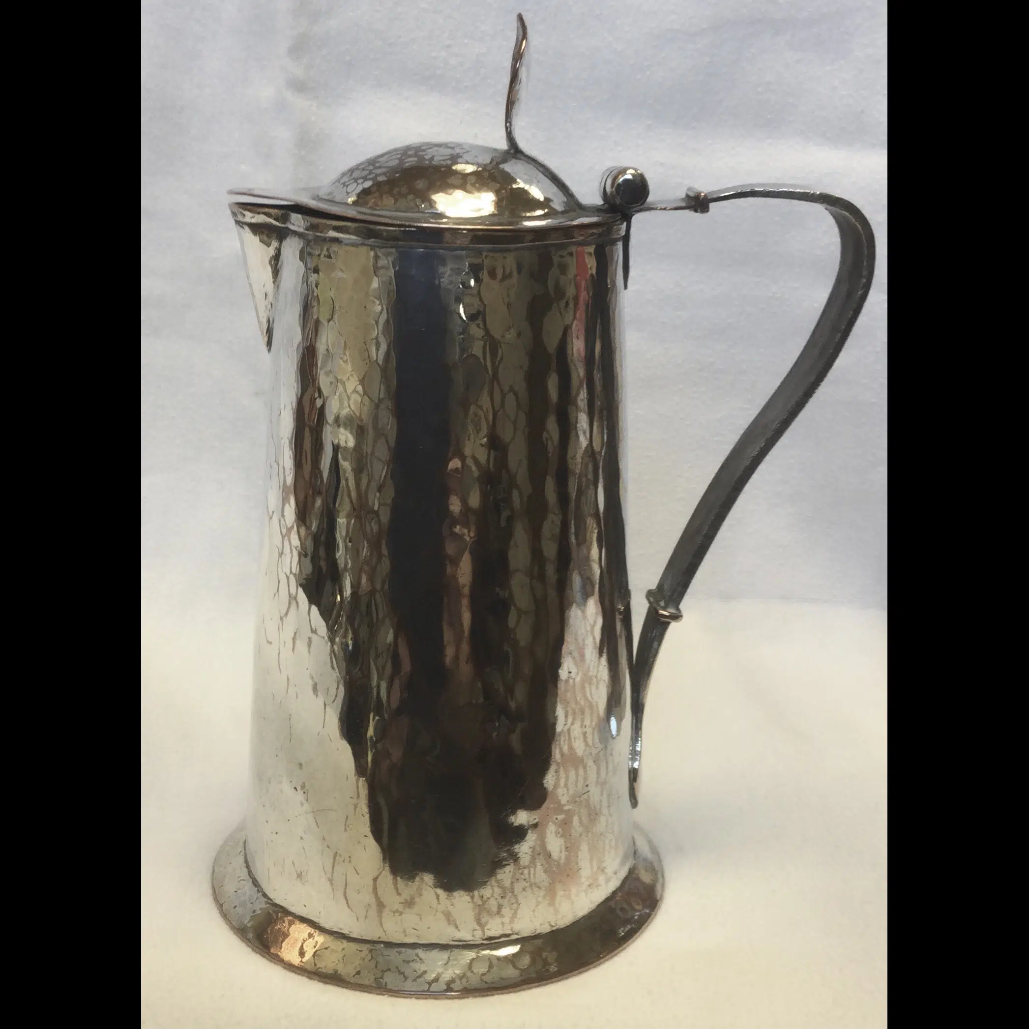 keswick school of industrial arts silver plated covered jug j.richardson