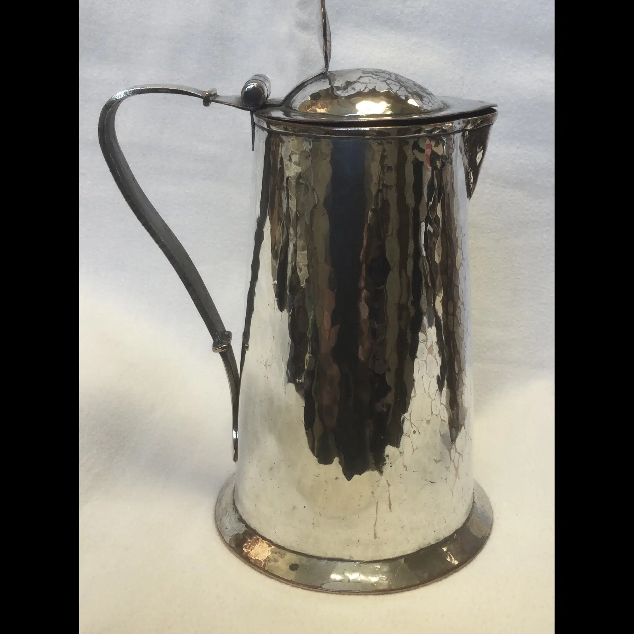 keswick school of industrial arts silver plated covered jug j.richardson