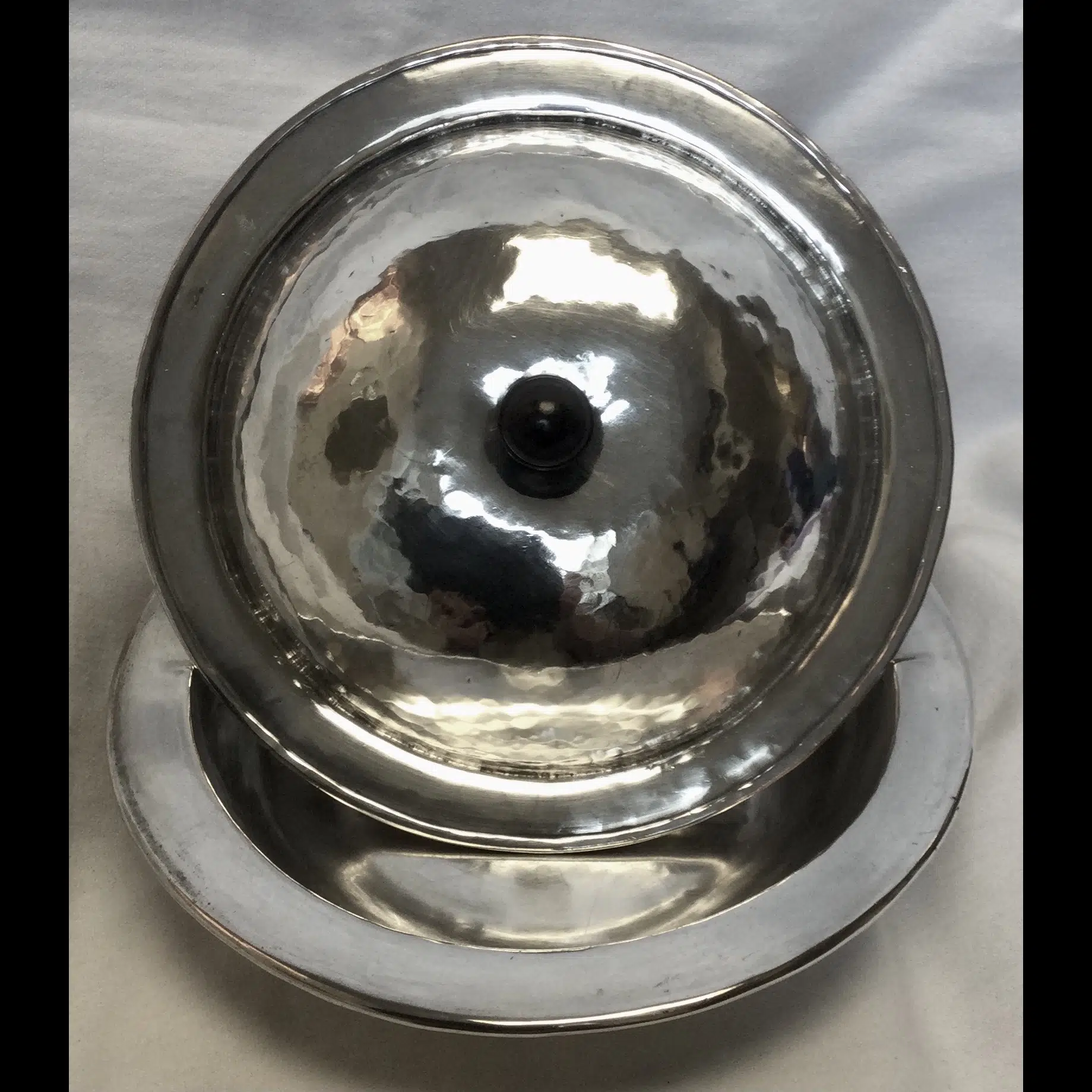 keswick school of industrial art silver plated muffin dish