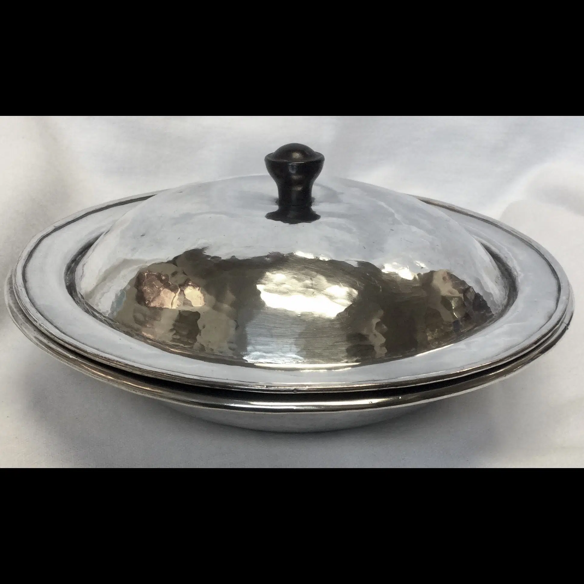 keswick school of industrial art silver plated muffin dish