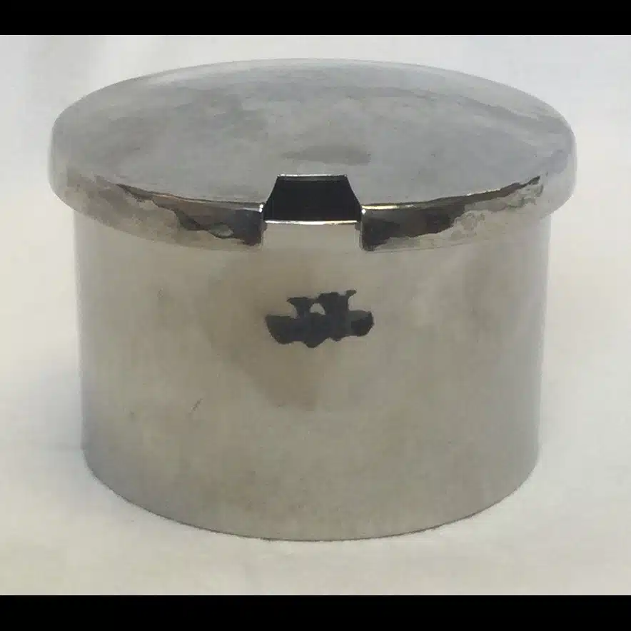 keswick school of industrial arts ksia covered steel sugar bowl